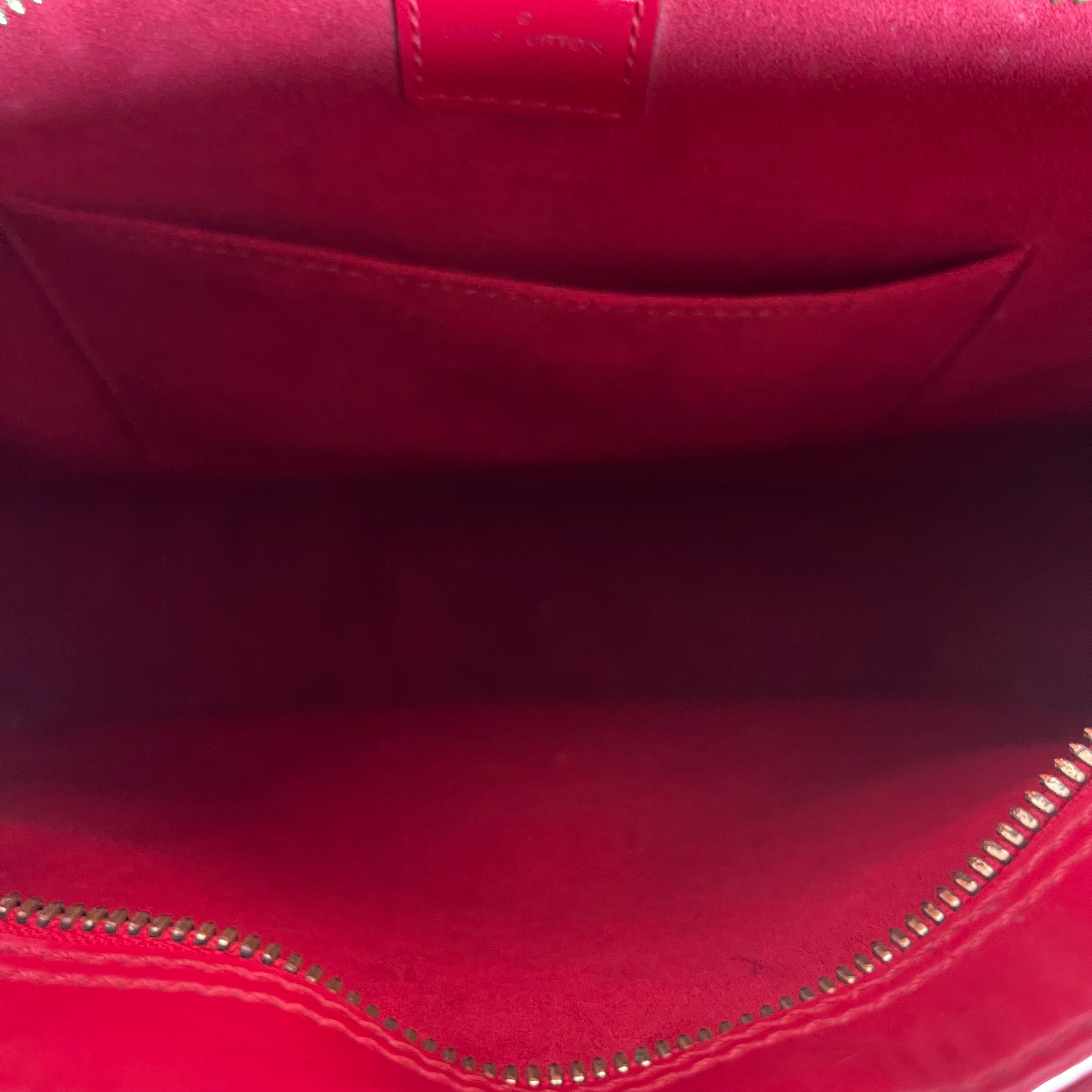 Louis Vuitton Cherry Red Epi Voltaire Bag