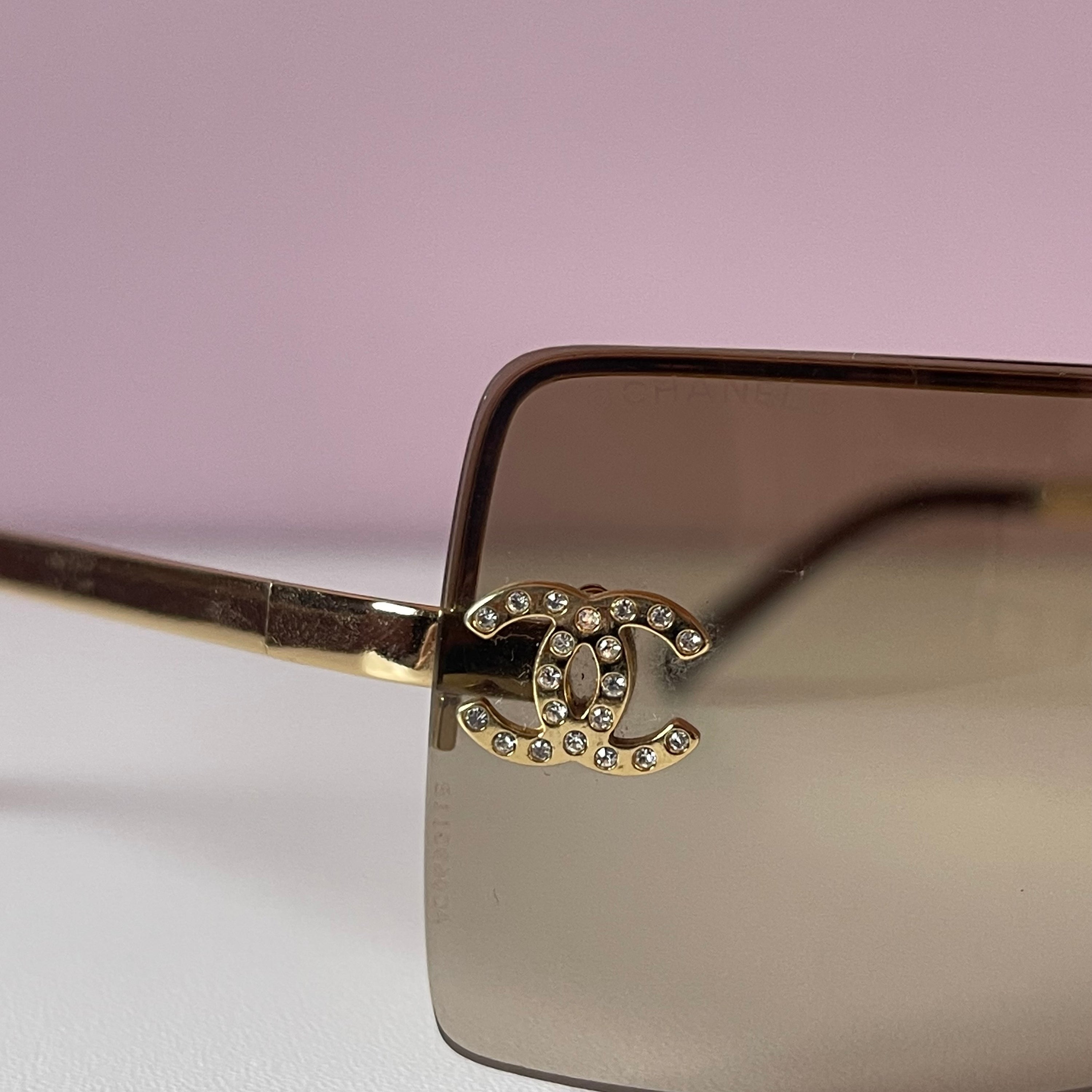 Chanel 4092-B Crystal Logo sunglasses