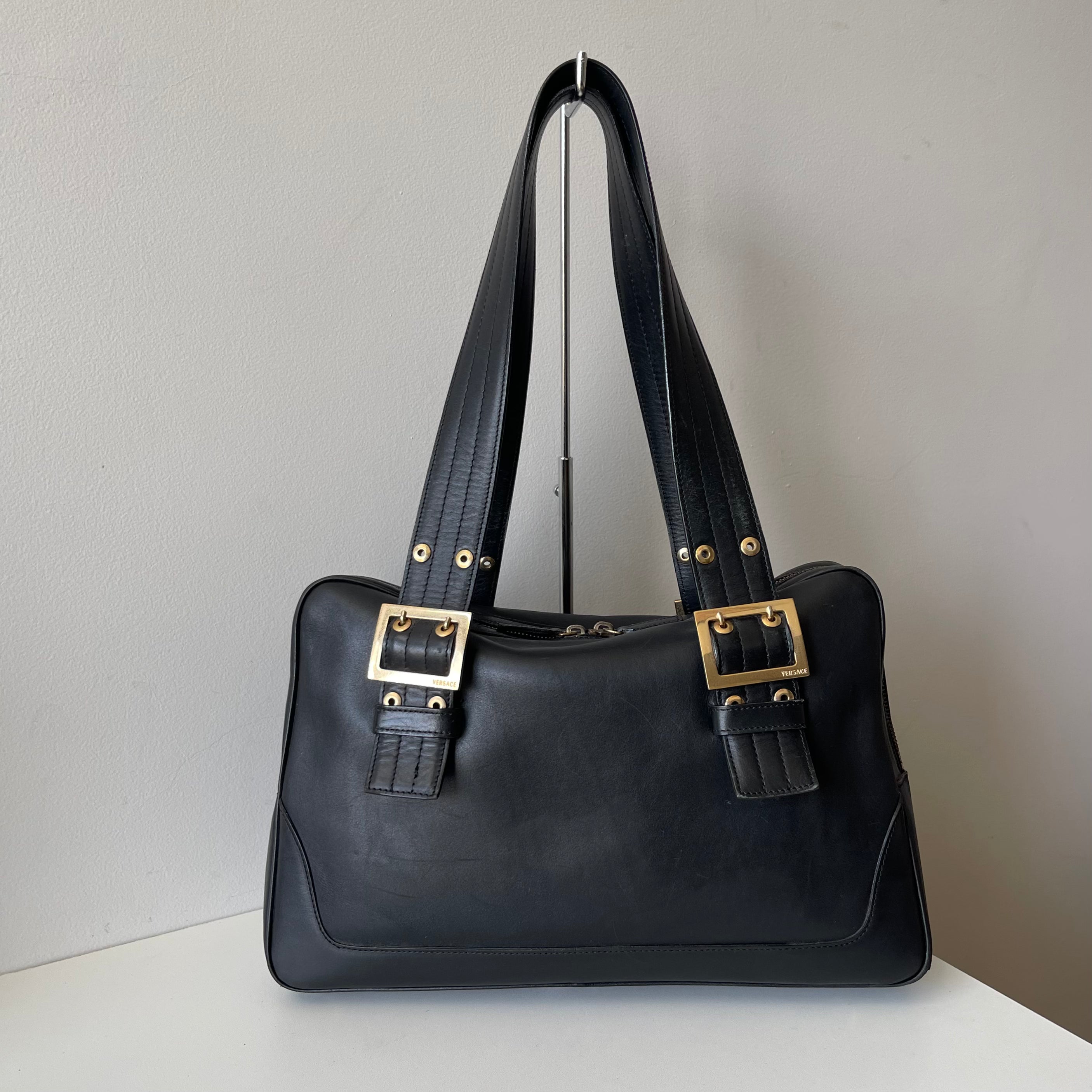 Gianni versace Leather Shoulder Bag