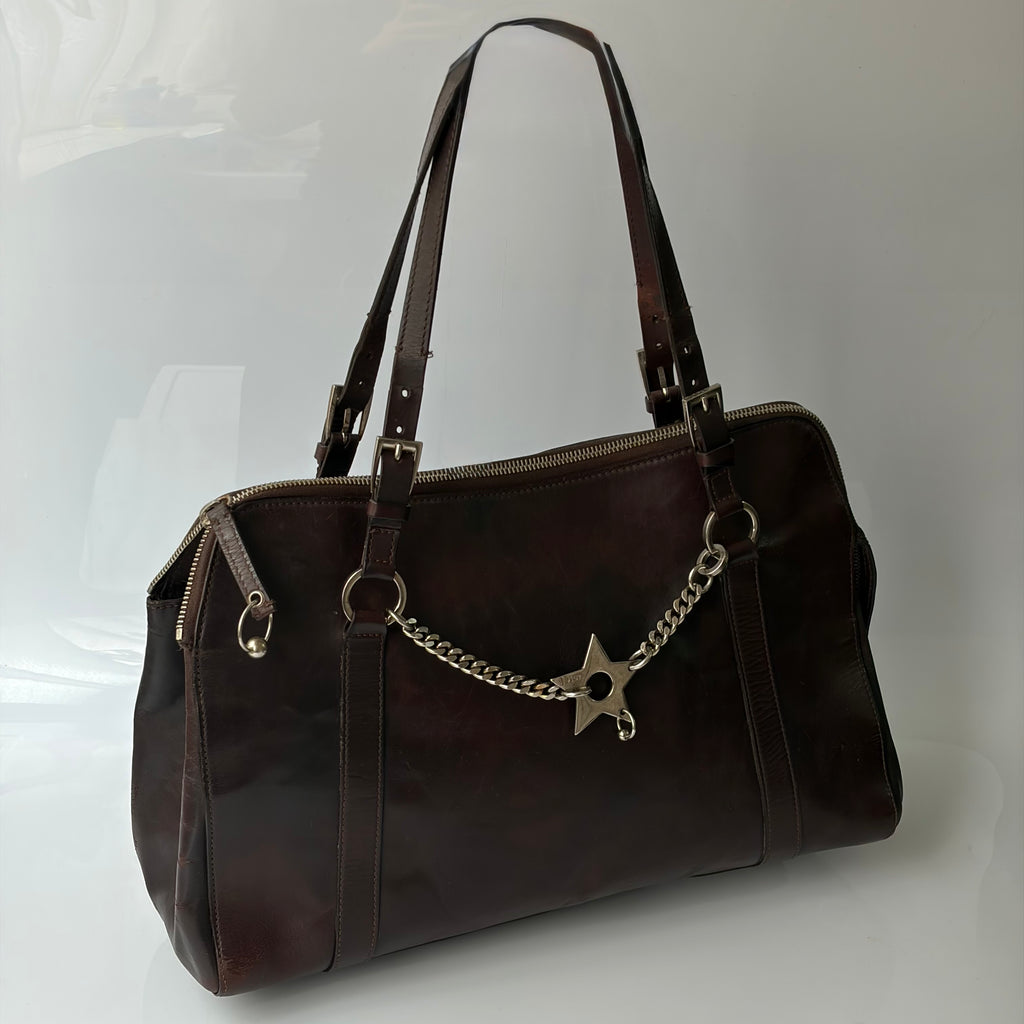 Christian Dior by John Galliano S/S 2004 "Hardcore Pierced" Shoulder Bag