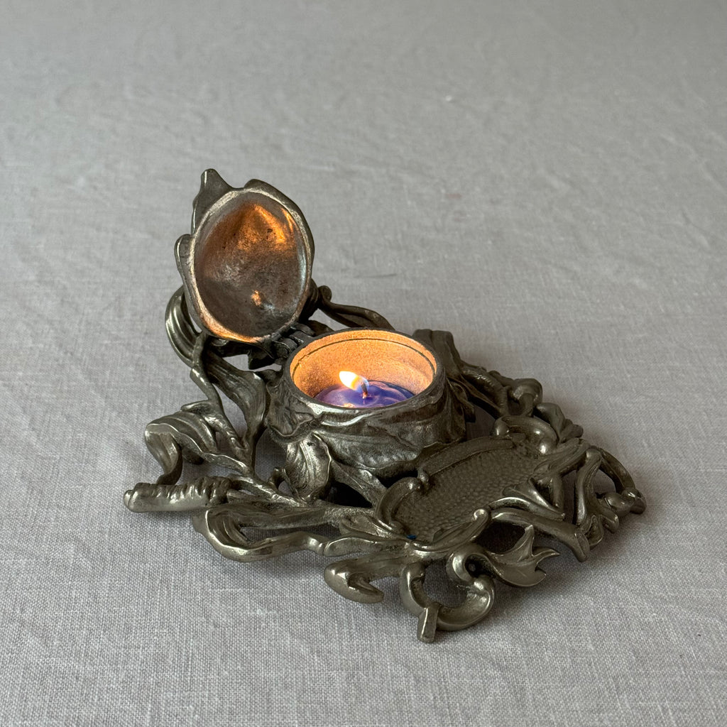 Porta Velas Art Nouveau