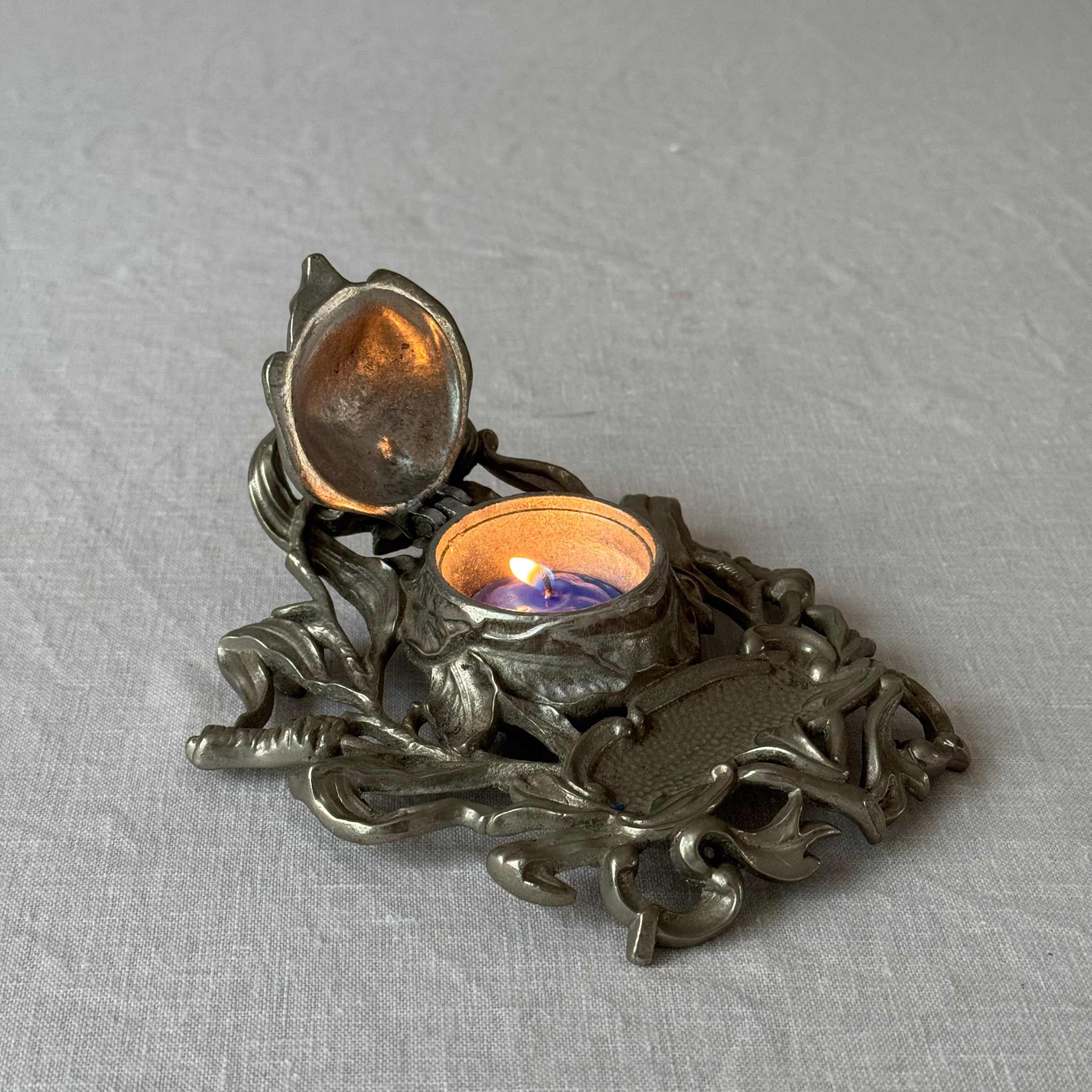 Porta Velas Art Nouveau