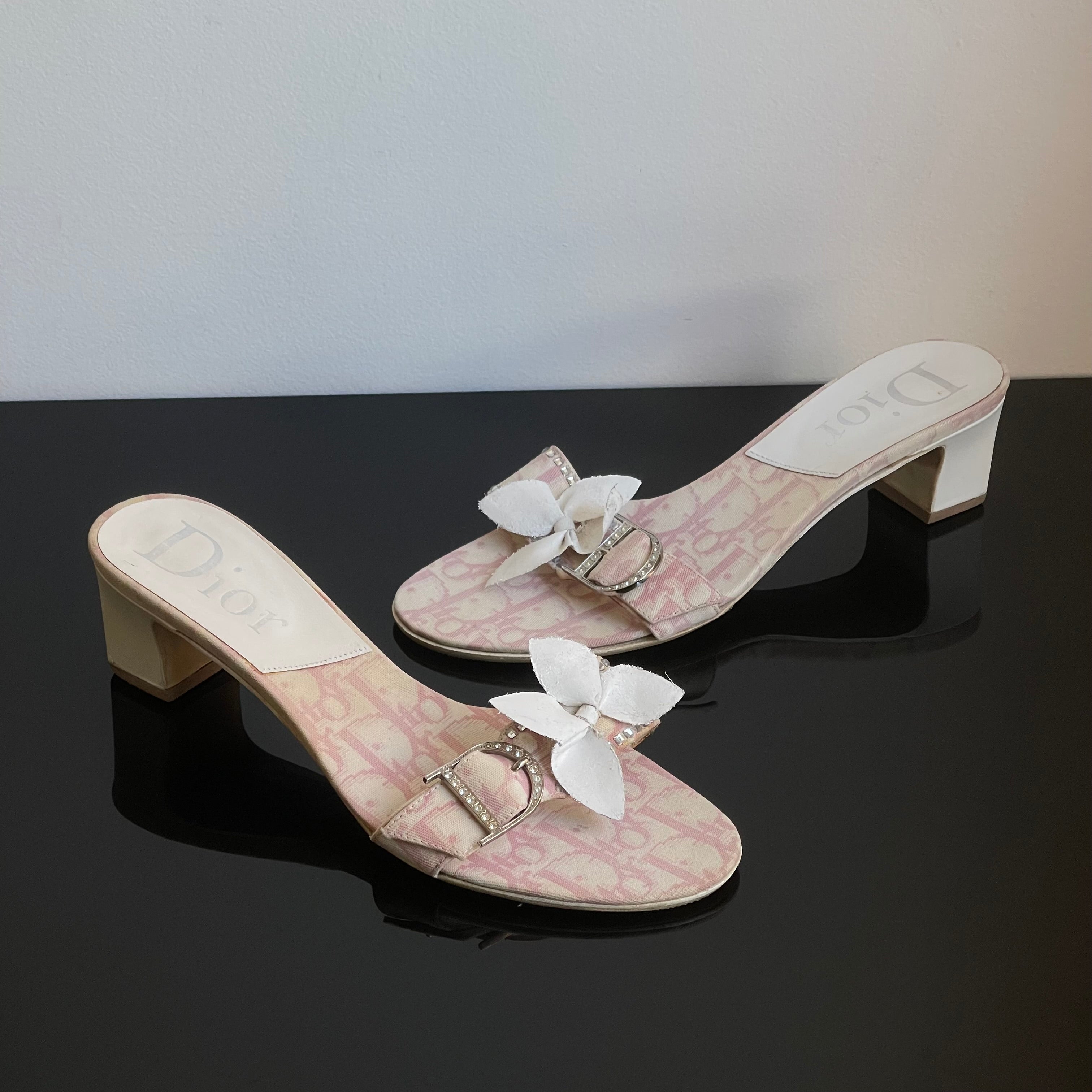 Christian Dior by John Galliano Girly Mule Heels