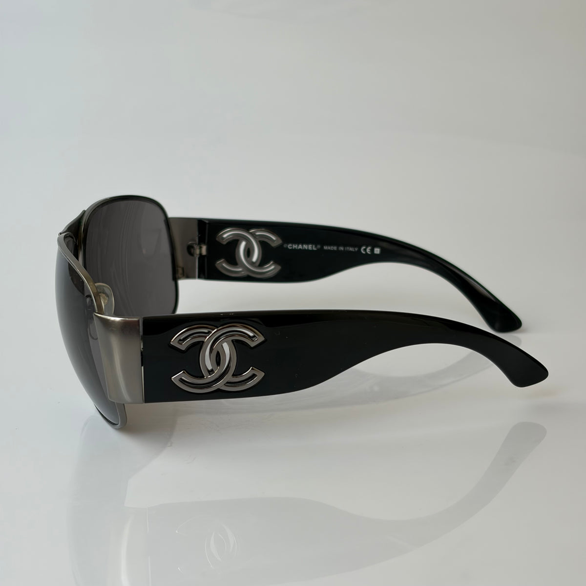 Chanel Logo Aviator Sunglasses