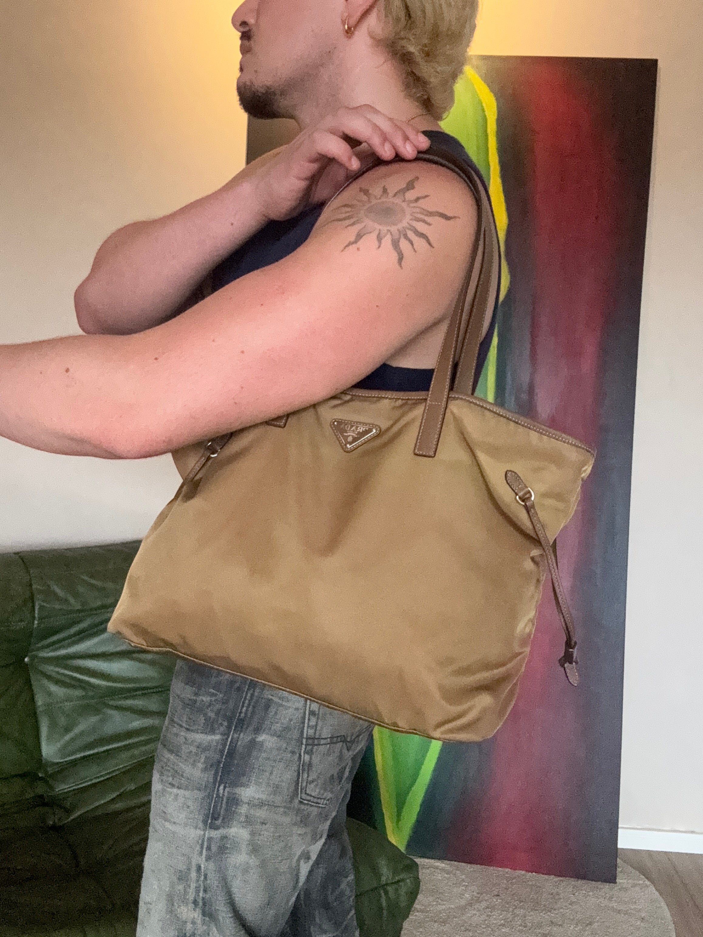 Prada Nylon Shoulder Bag