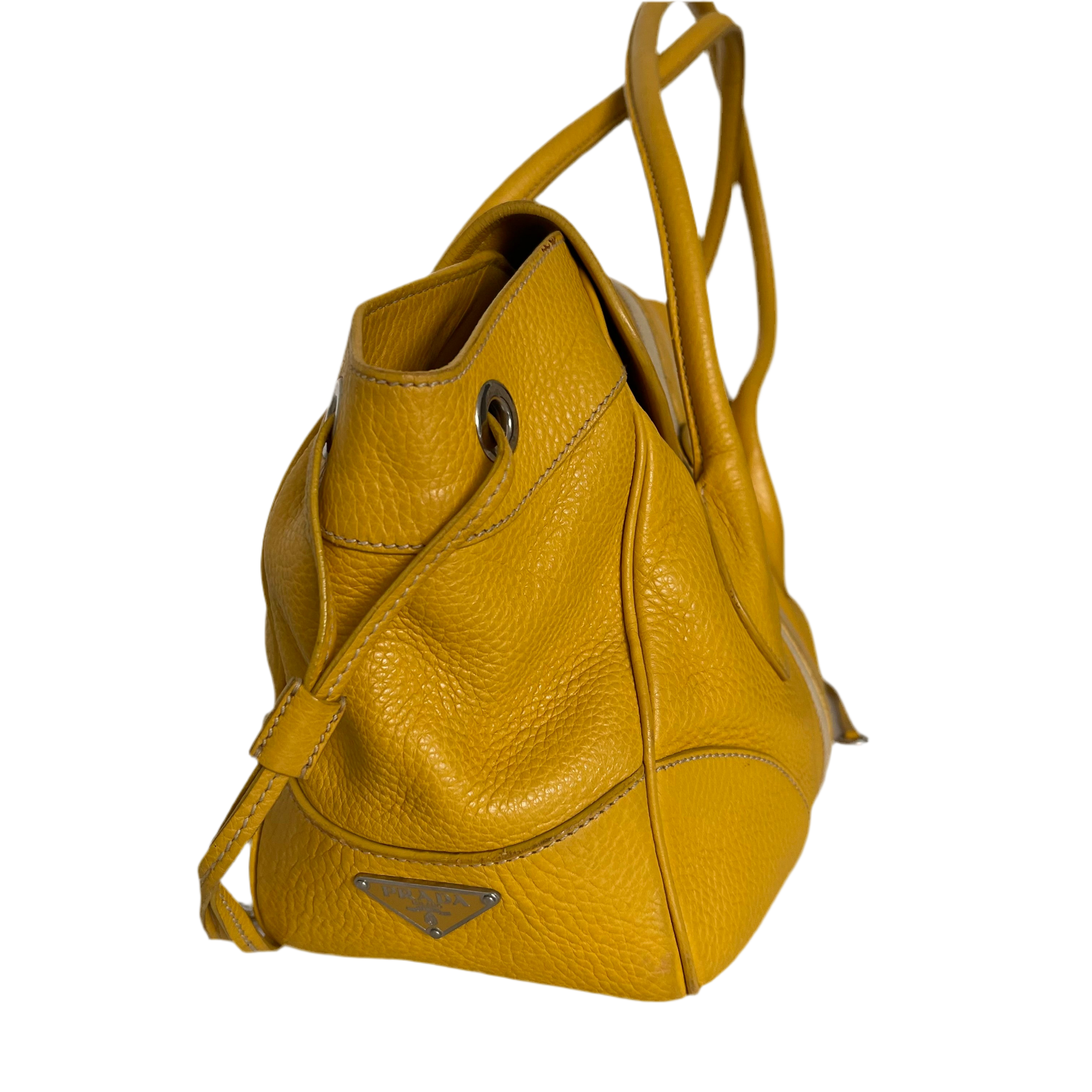 Prada Vitello Daino Leather Skipper Shoulder Bag