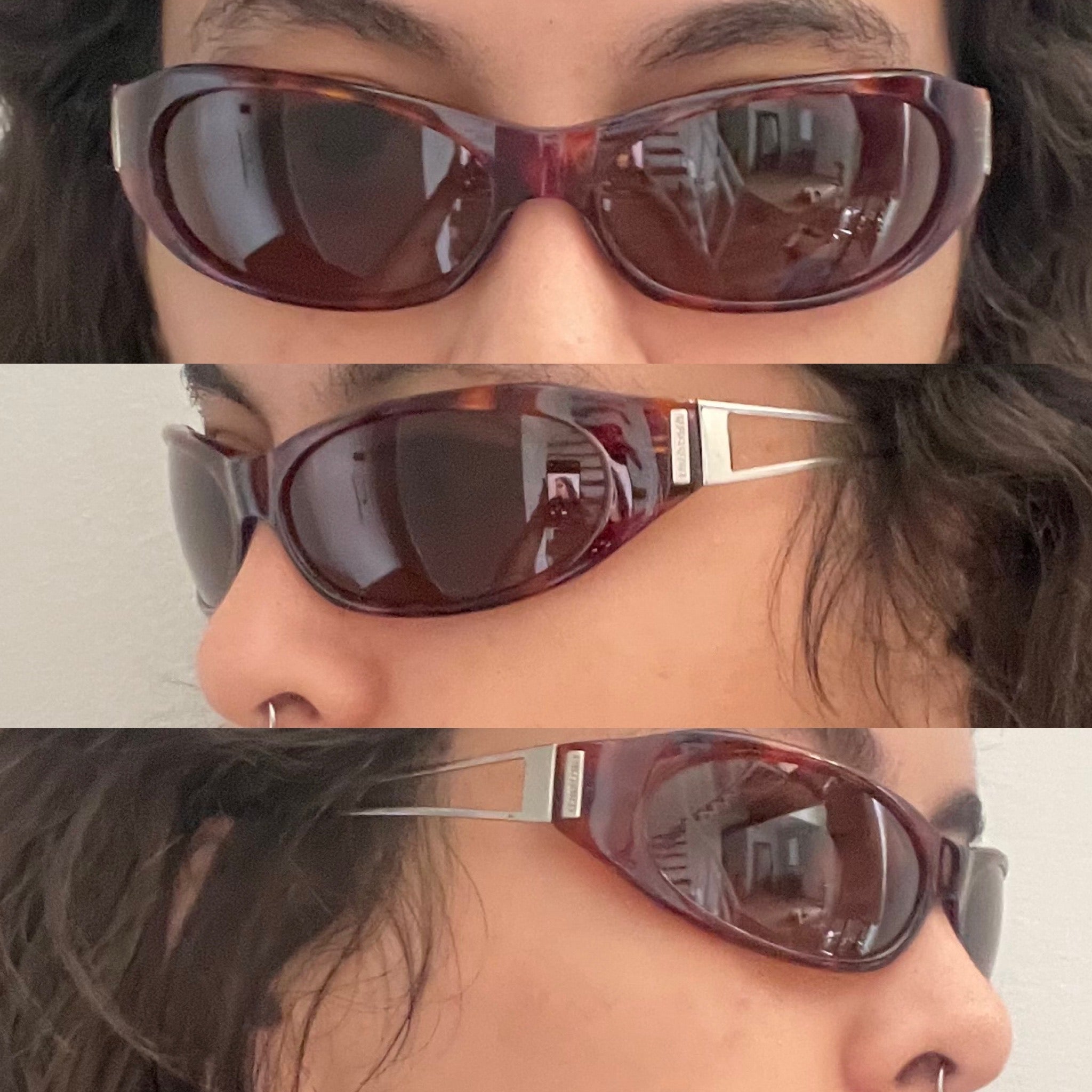 Miu miu SMU 01C Brown Sunglasses