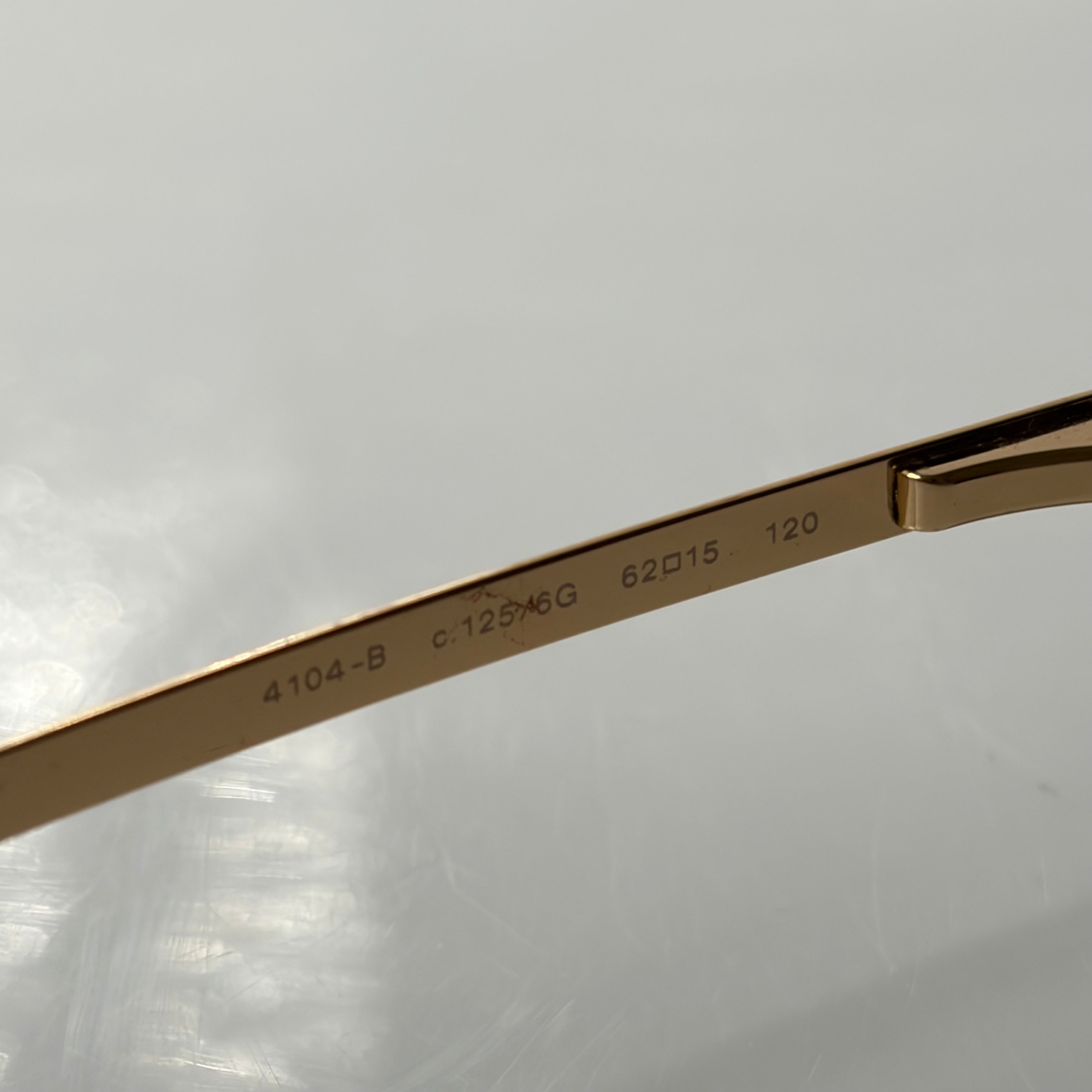 Chanel 4104 Strass Golden Sunglasses