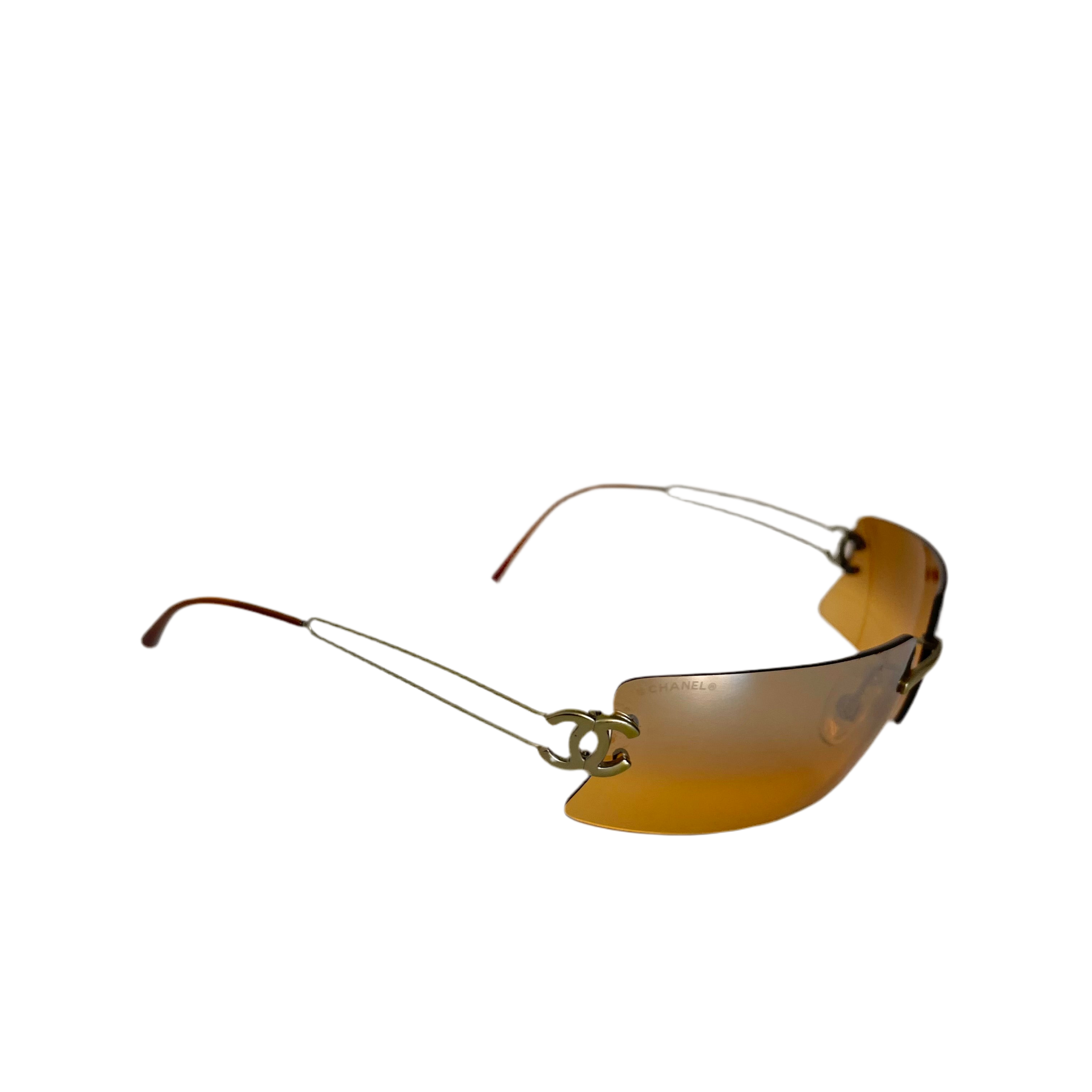Chanel 4051 Logo Yellow Sunglasses