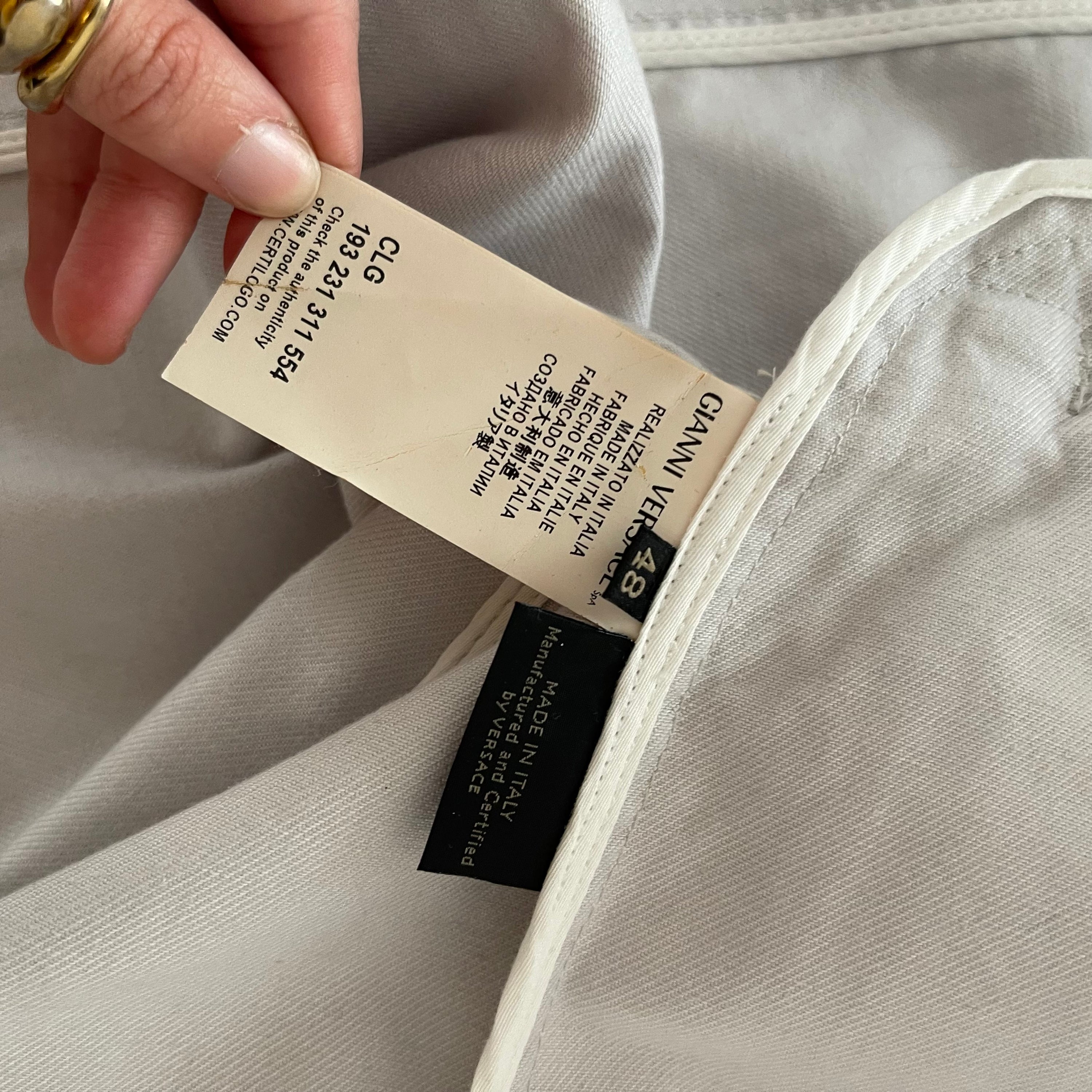 Versace Denim Medusa Blazer