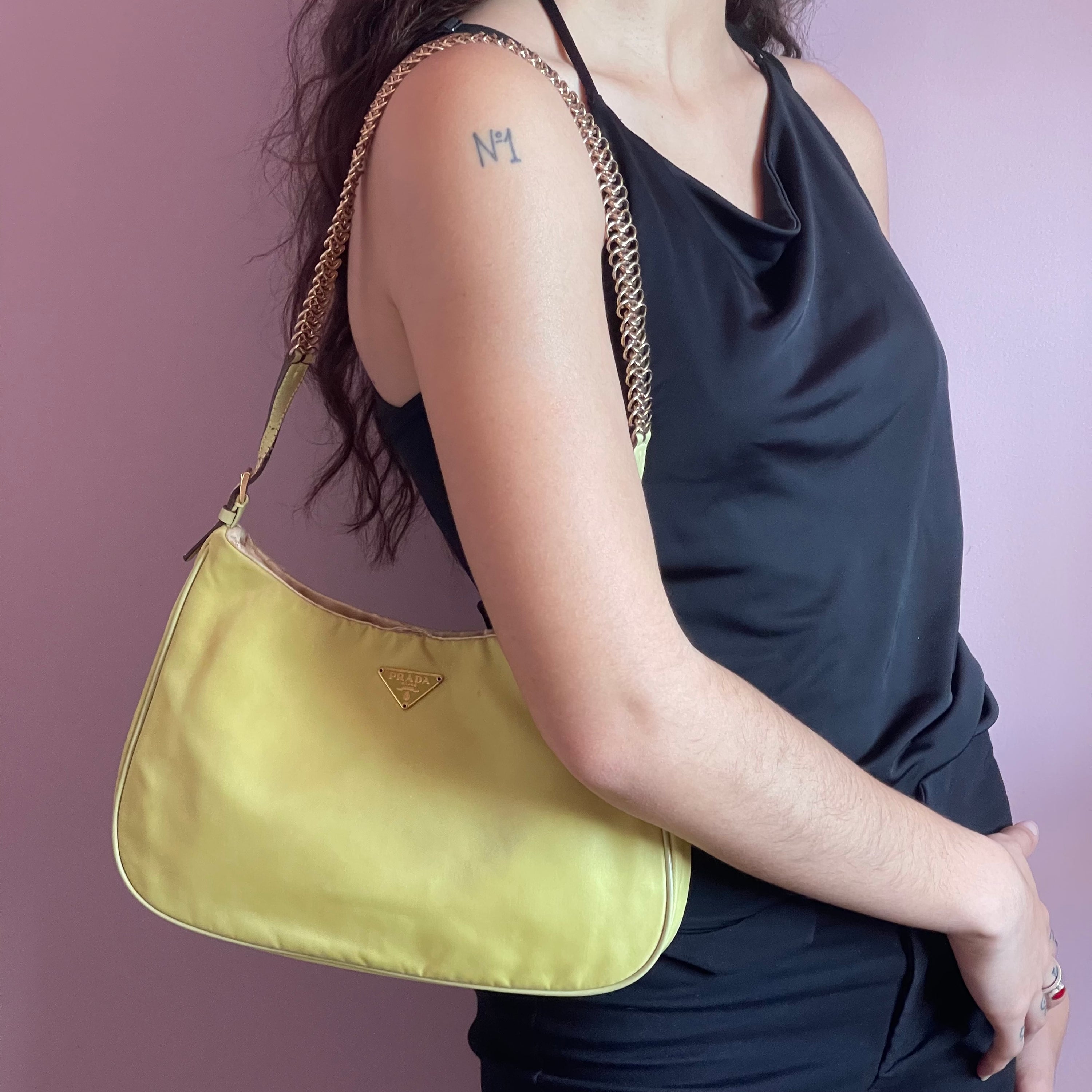 Prada 2000s Cleo Chain Bag
