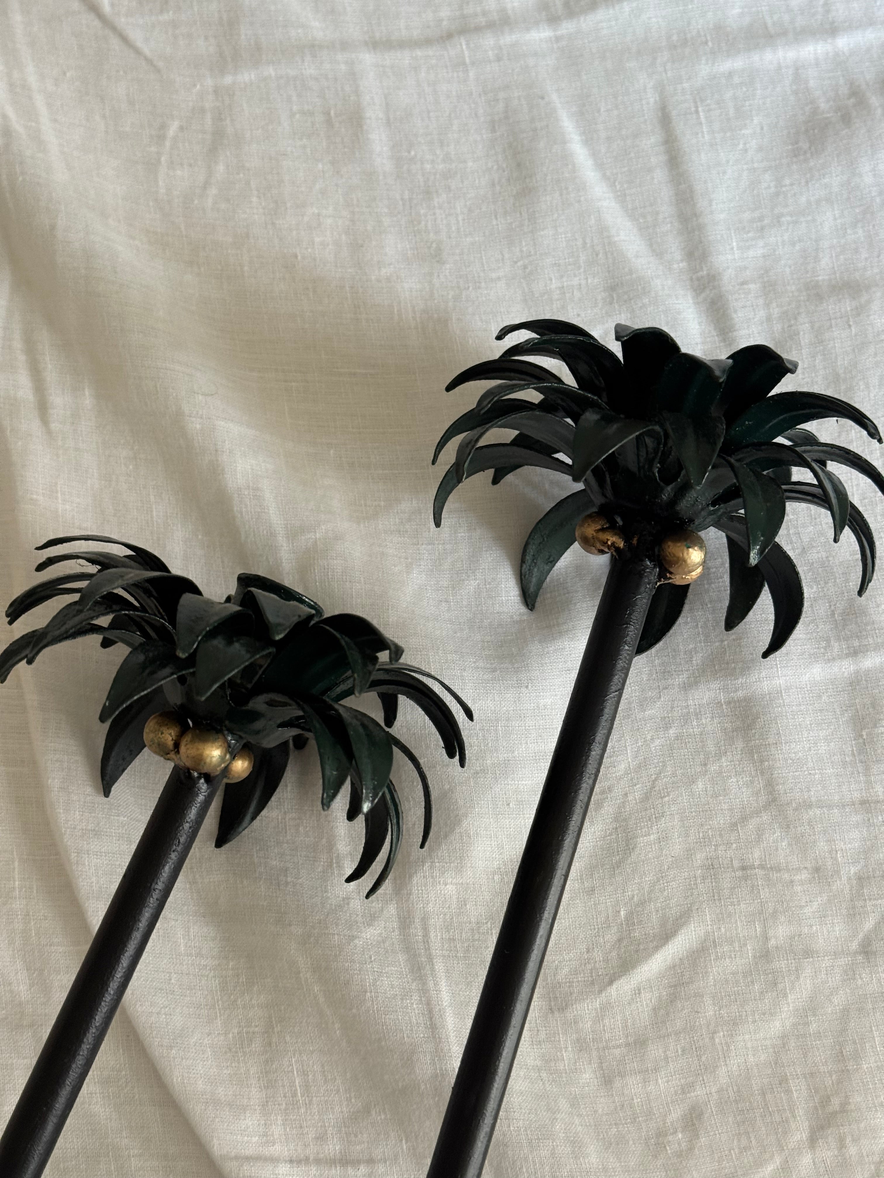 Par de castiçais “Palm Tree”