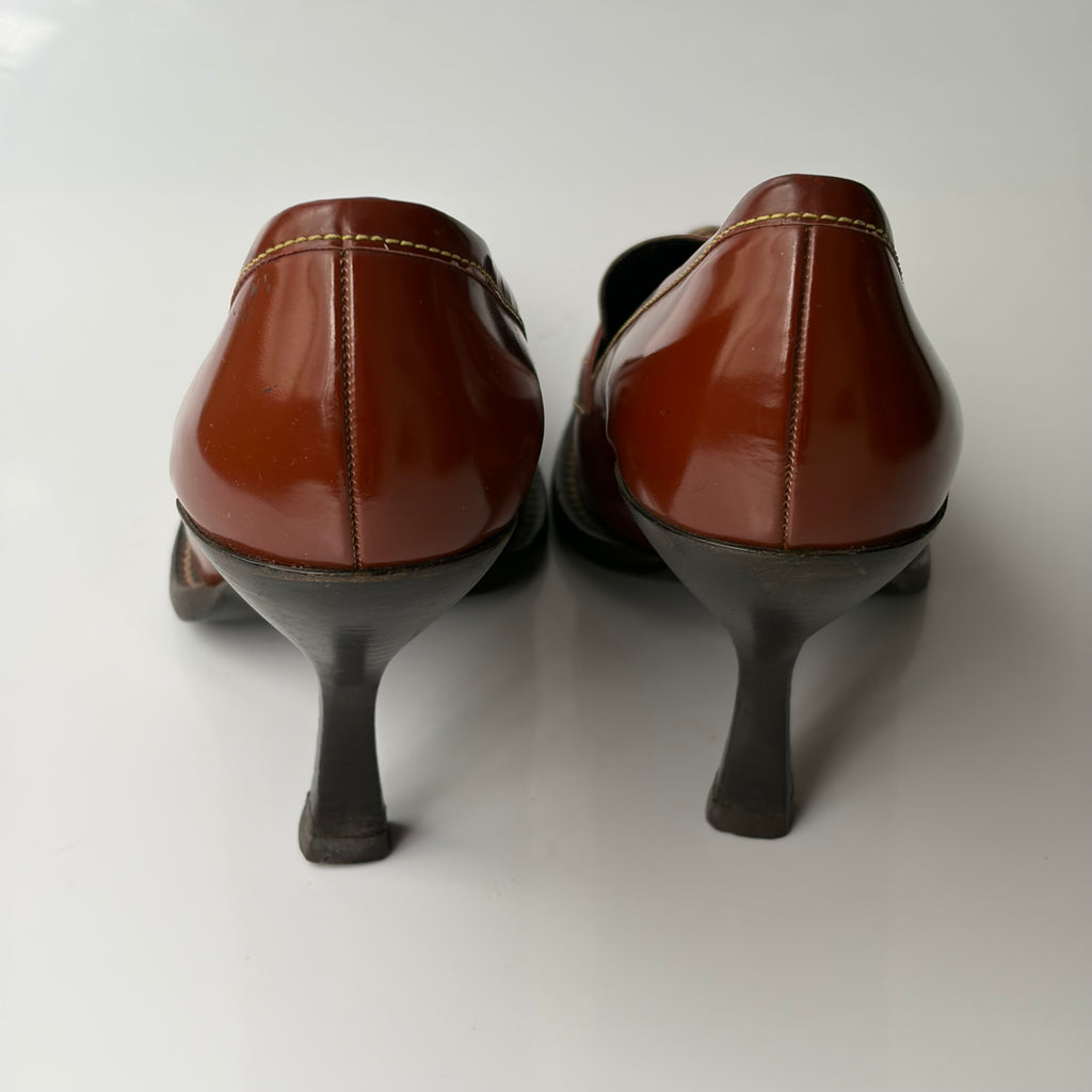 Prada Penny Loafer Pumps