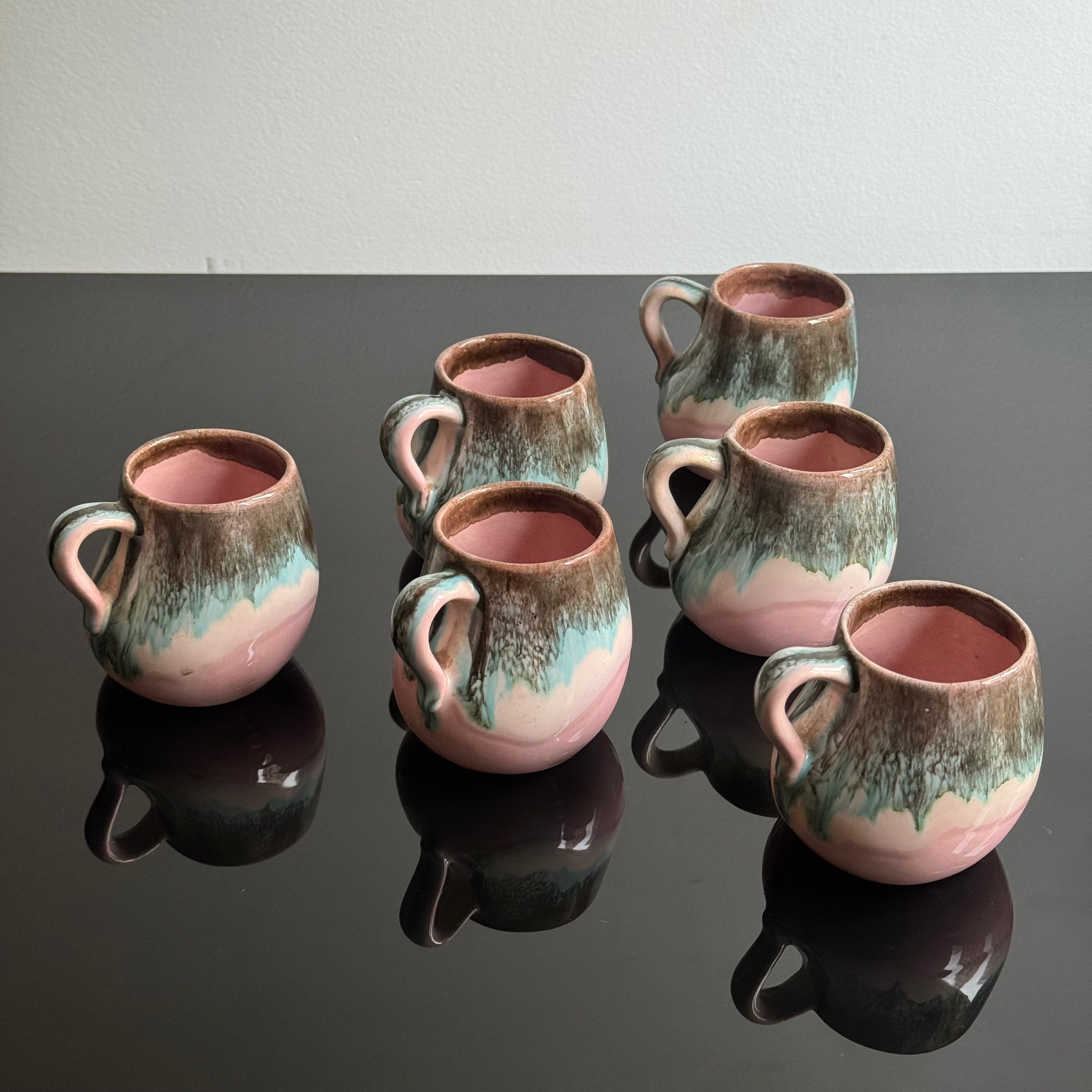 Set Jarra e canecas “Pink”