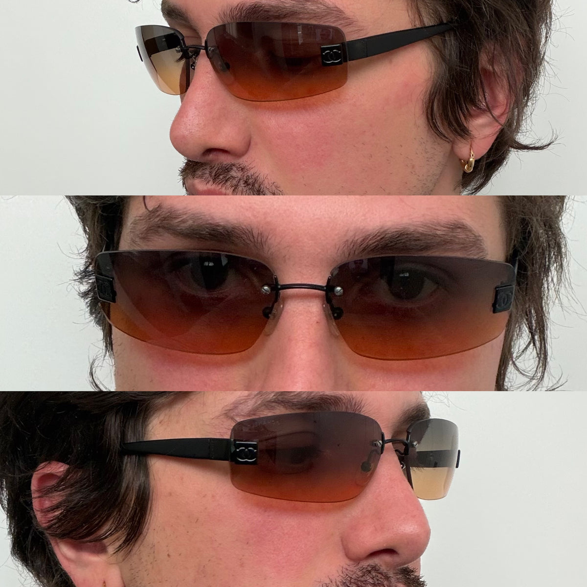 Chanel 2000s Gradient Sunglasses