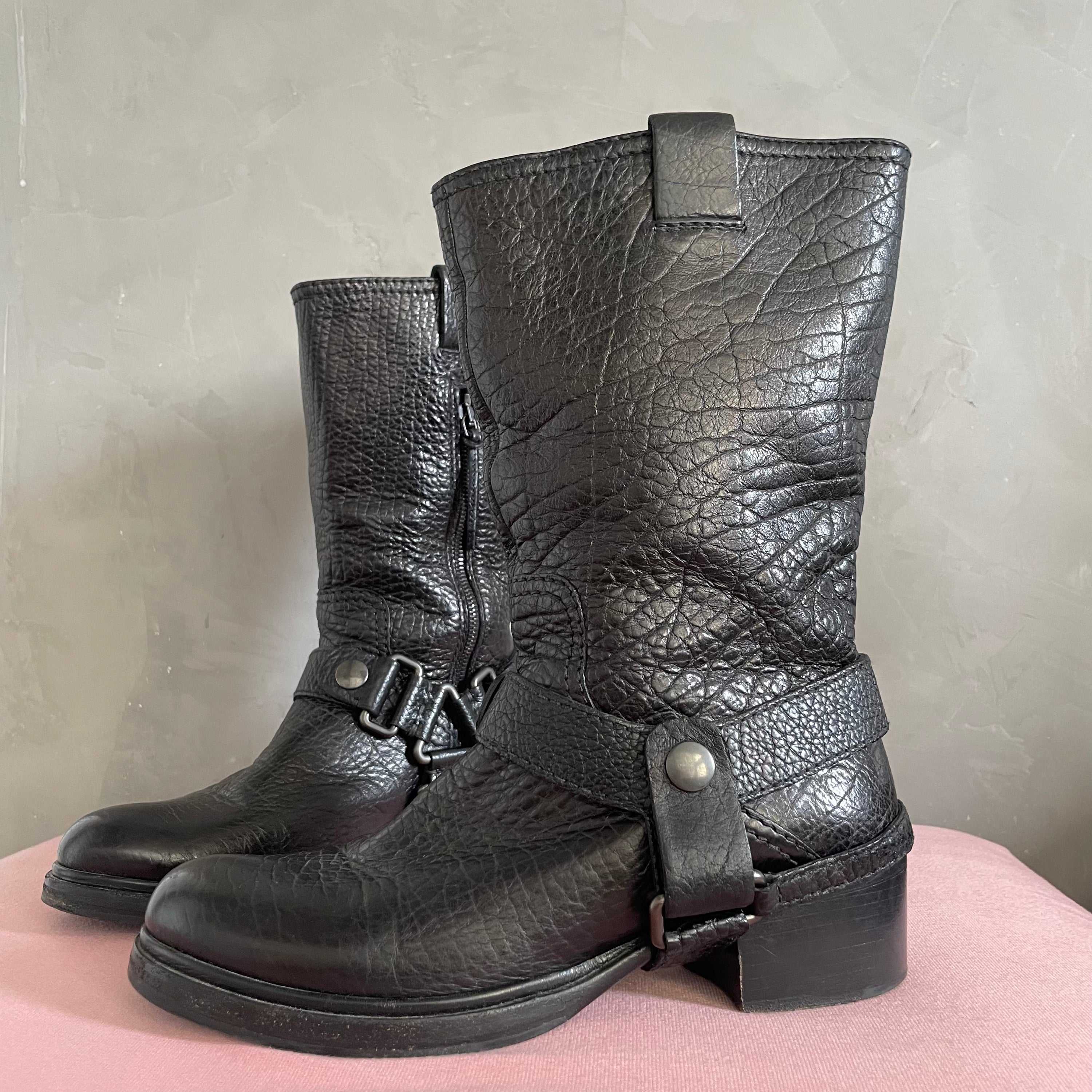 Miu Miu Vintage Biker Boots