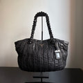Prada Tessuto Waves Tote Bag