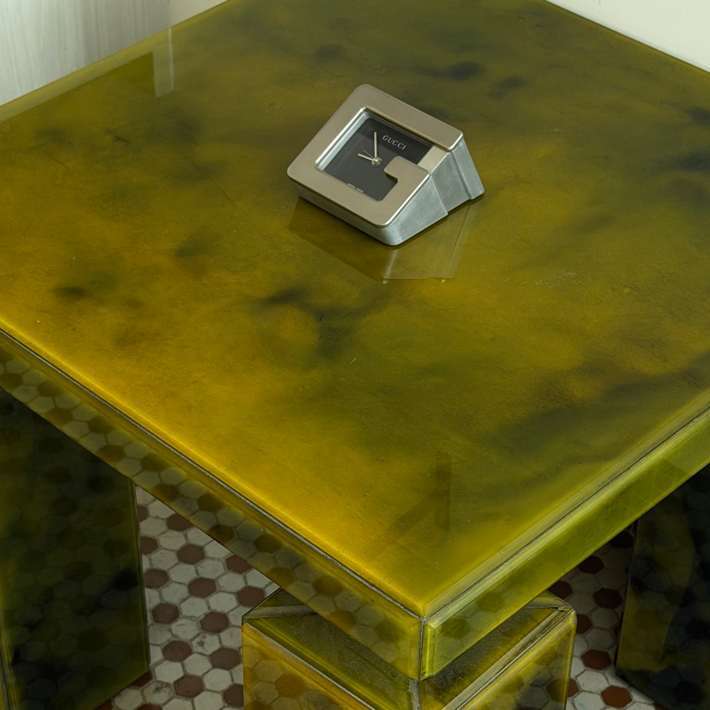 Gucci by Tom Ford Metal Table Clock