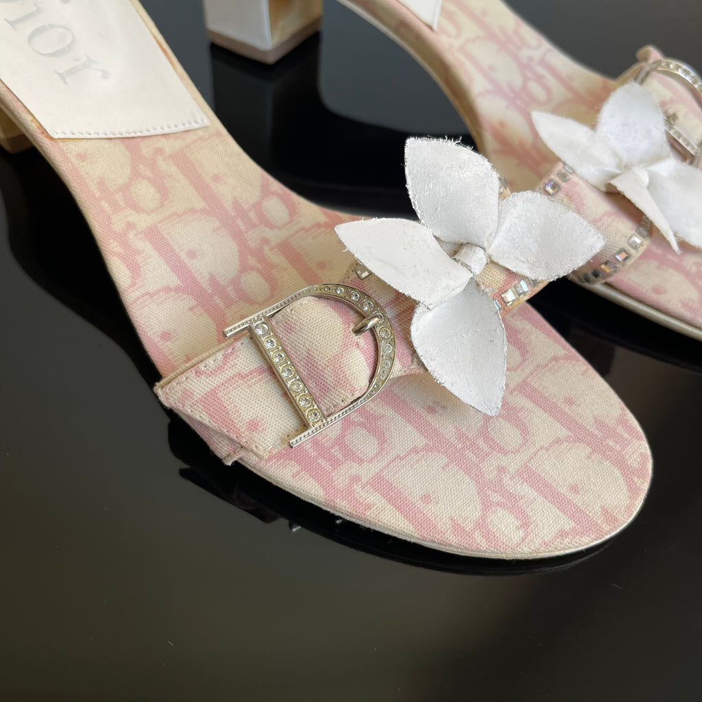 Christian Dior by John Galliano Girly Mule Heels