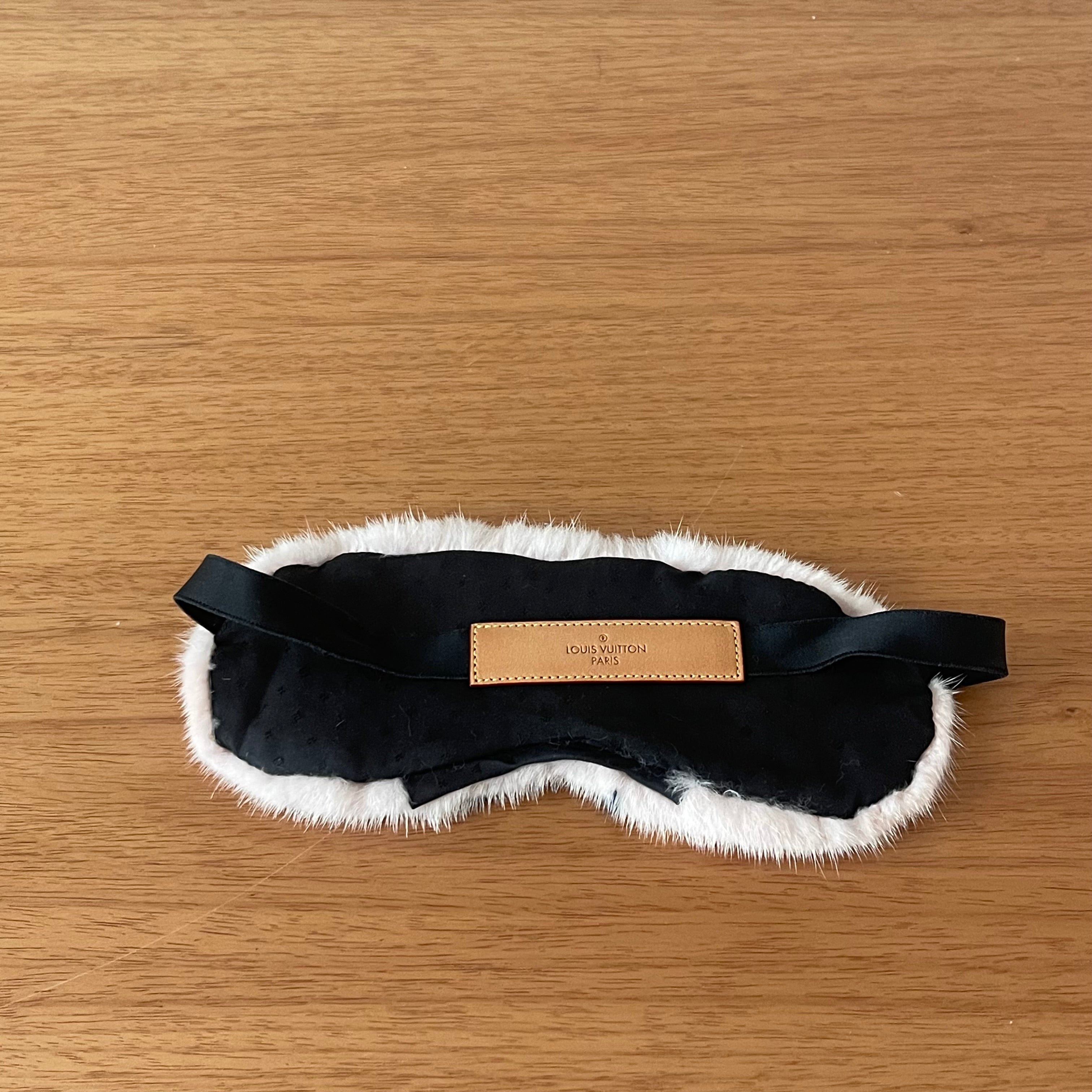 Louis Vuitton Pink Mink Monogram Sleep Eye Mask