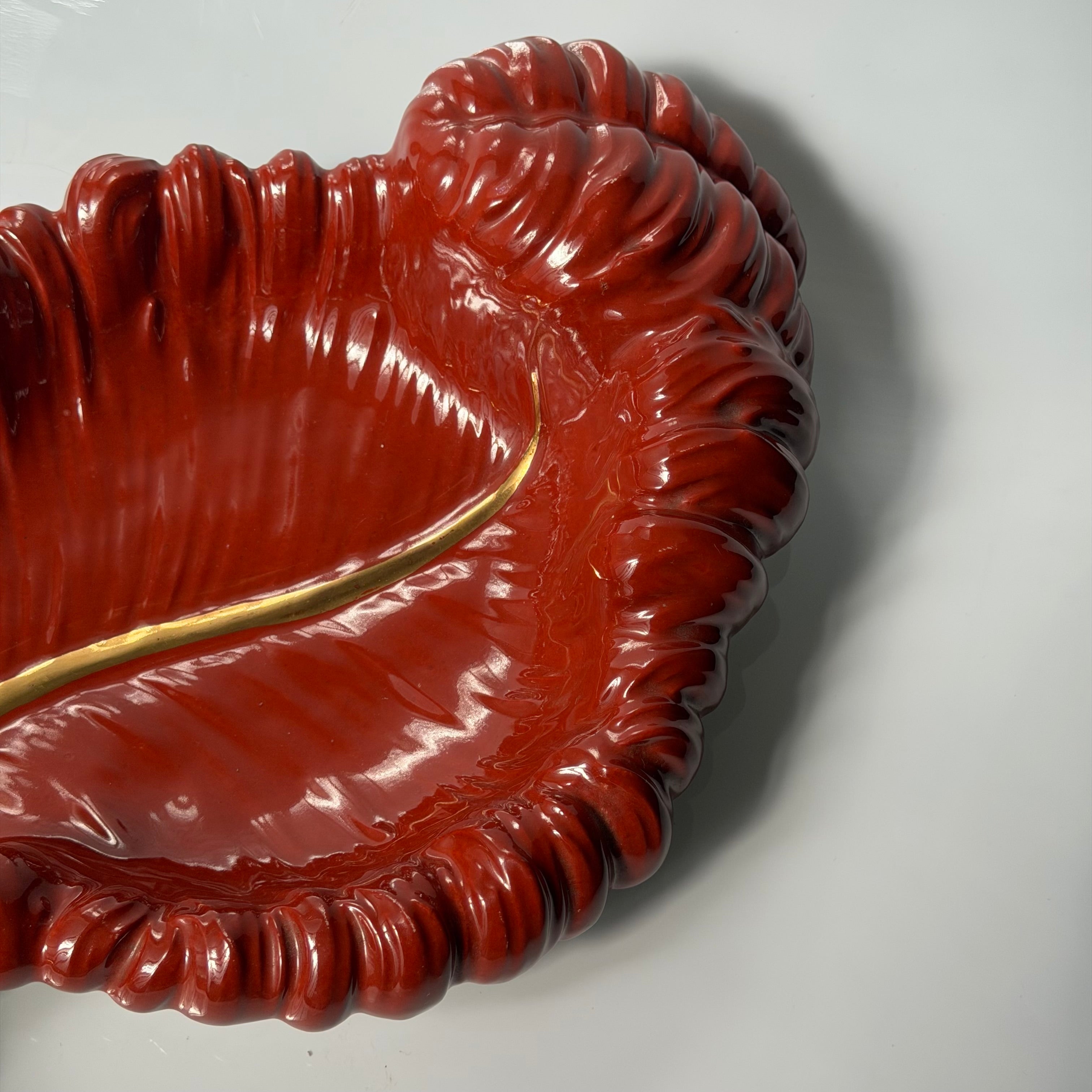 Porcelaine de Paris Leaf Bowl