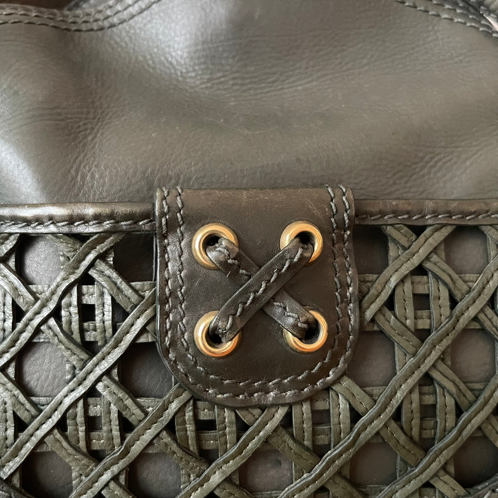 Christian Dior Lattice Crossbody Bag