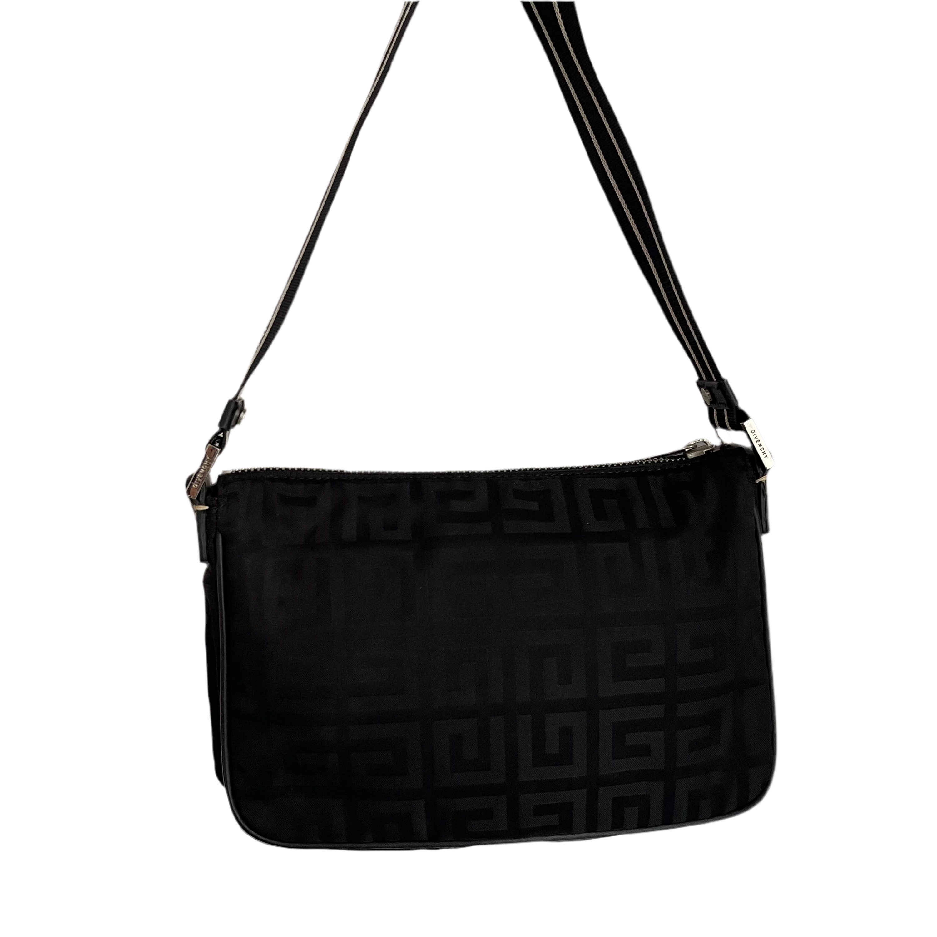 Givenchy Black Monogram Nylon Pochette