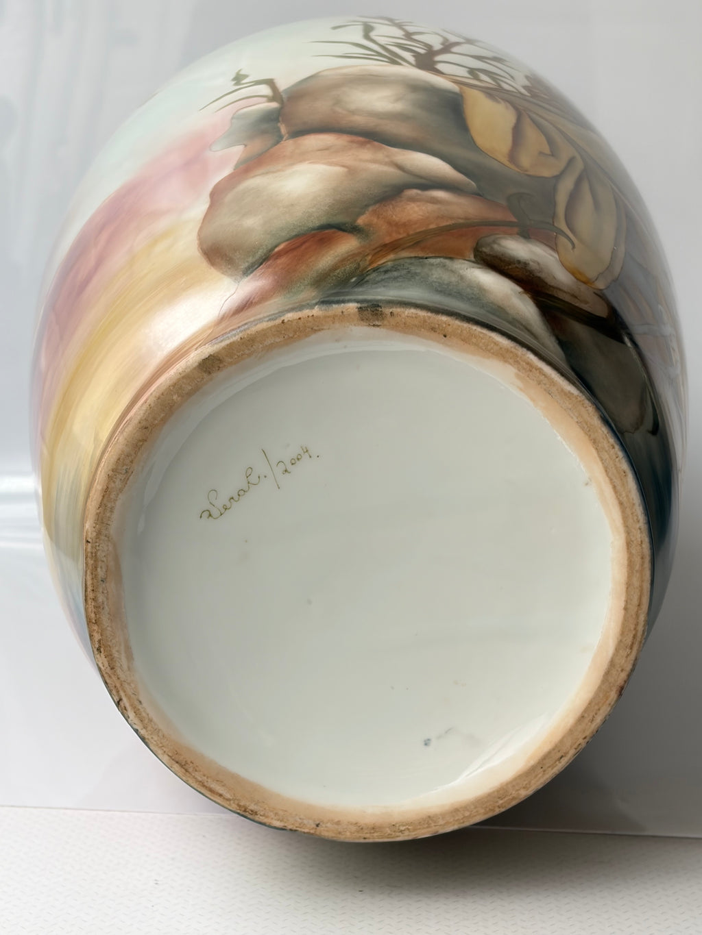 “Autumn & Summer” by Alphonse Mucha, Porcelain Vase