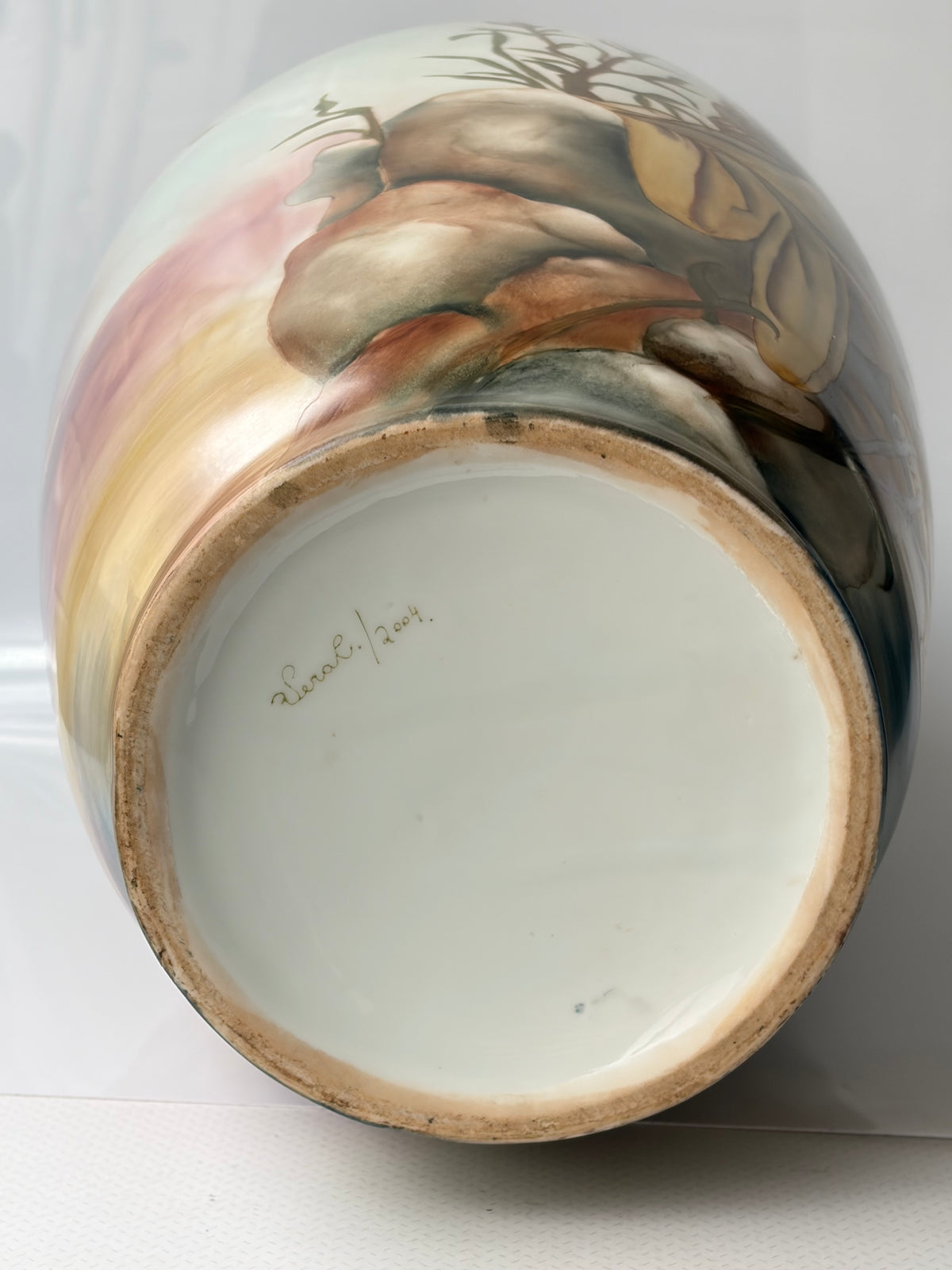 “Autumn & Summer” by Alphonse Mucha, Porcelain Vase