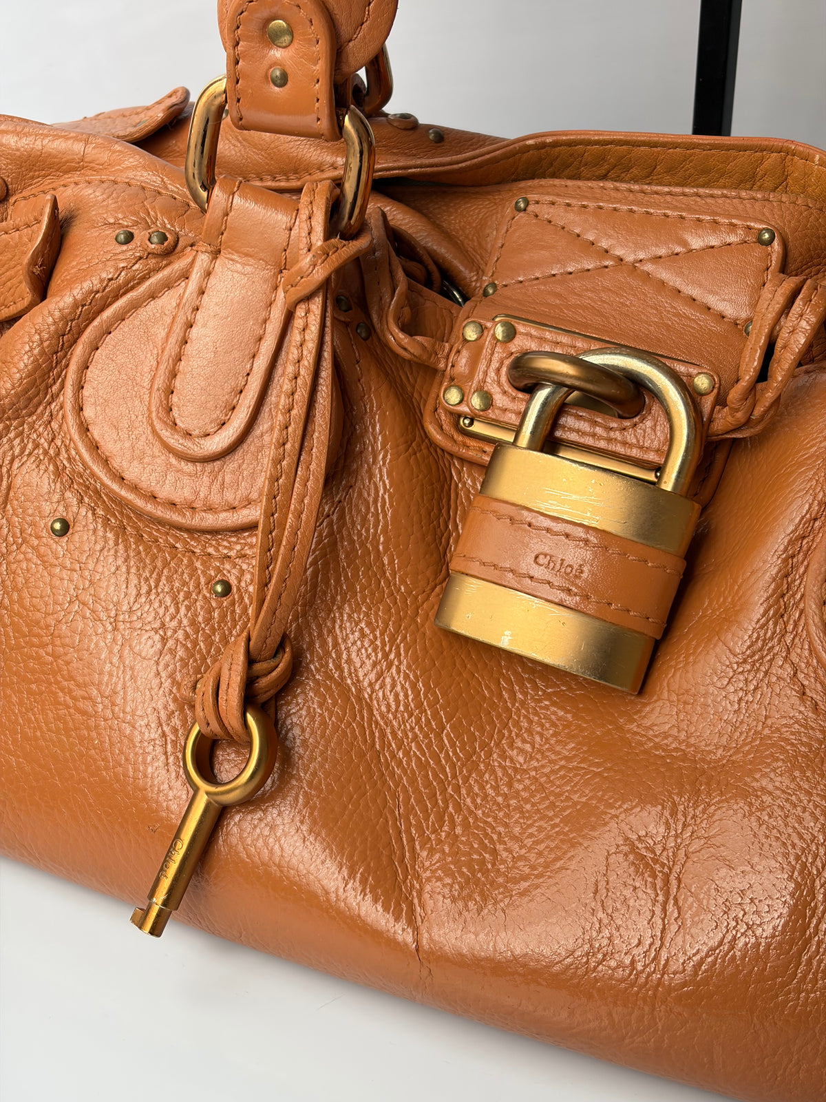 Chloé Paddington Padlock XL Shoulder Bag