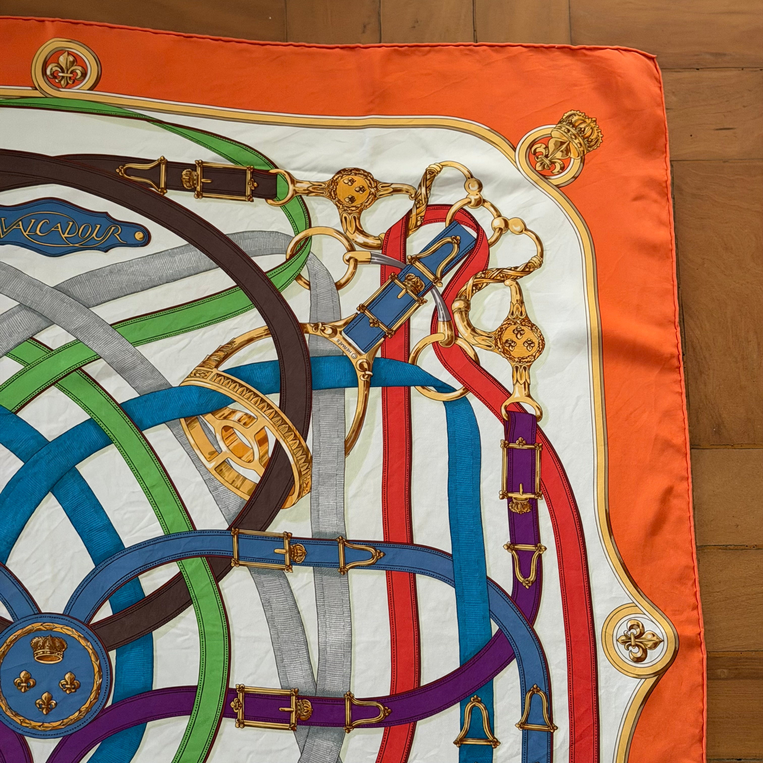 Hermès Cavalcadour Silk Scarf