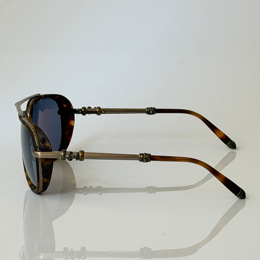 Chrome Hearts Jackwacker II Tortoise Sunglasses