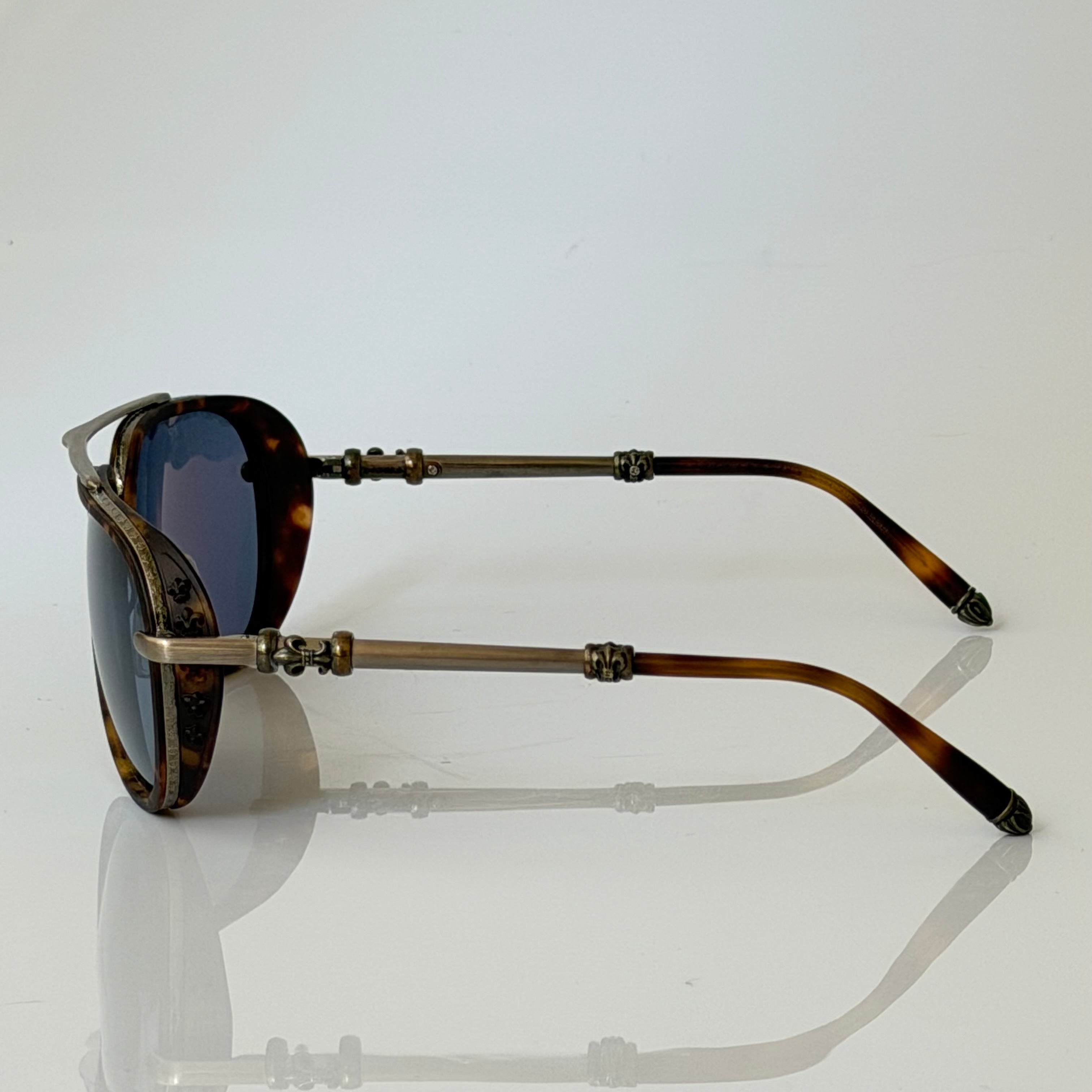 Chrome Hearts Jackwacker II Tortoise Sunglasses