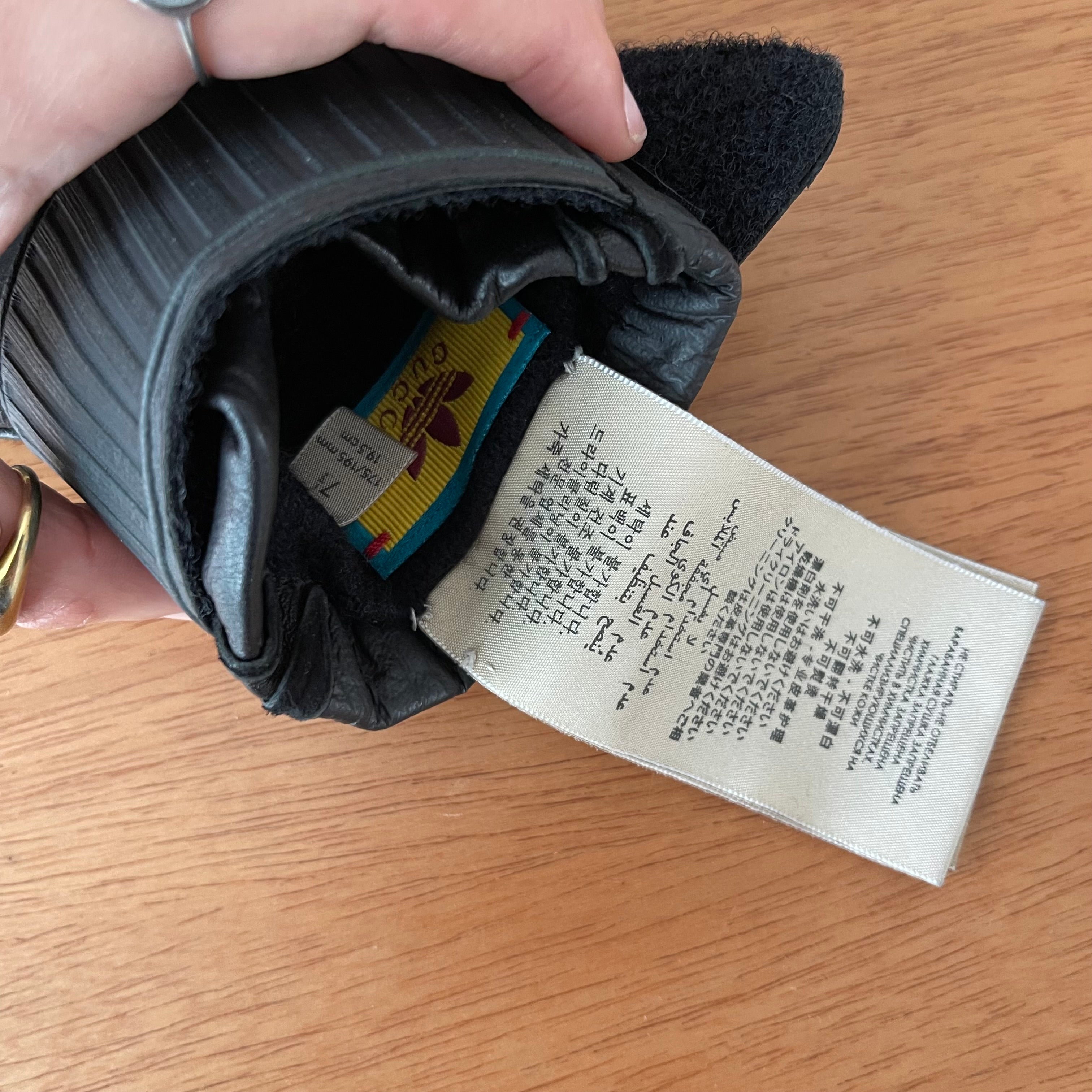 Gucci x Adidas Leather Gloves Bicolor