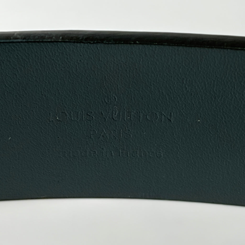 Louis Vuitton Blue Navy Leather Belt