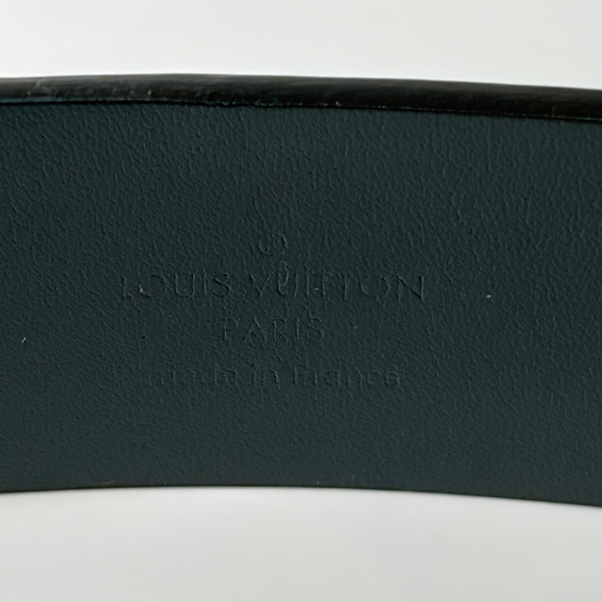Louis Vuitton Blue Navy Leather Belt