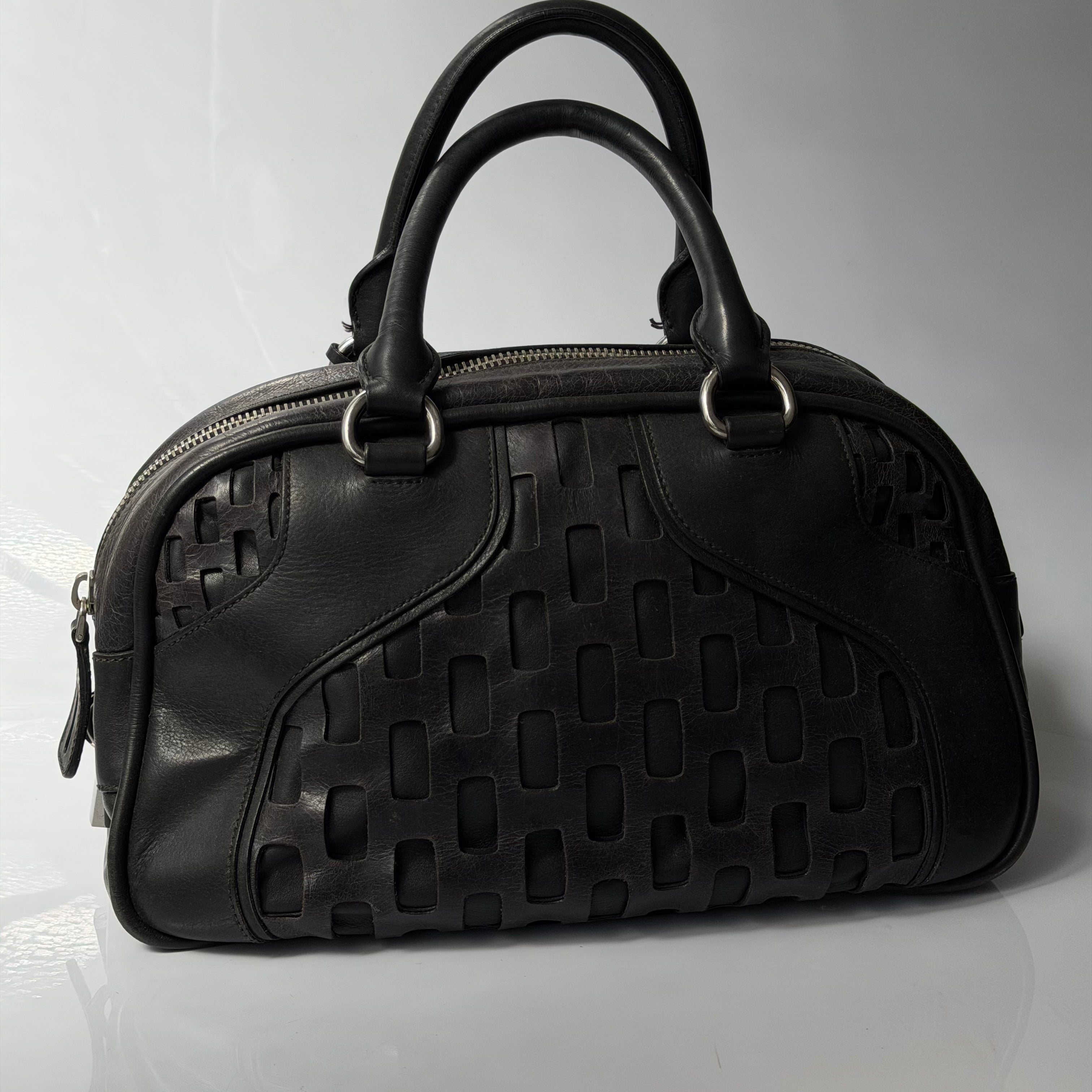 Miu Miu F/W 2008 Laser Cut Bowling Bag