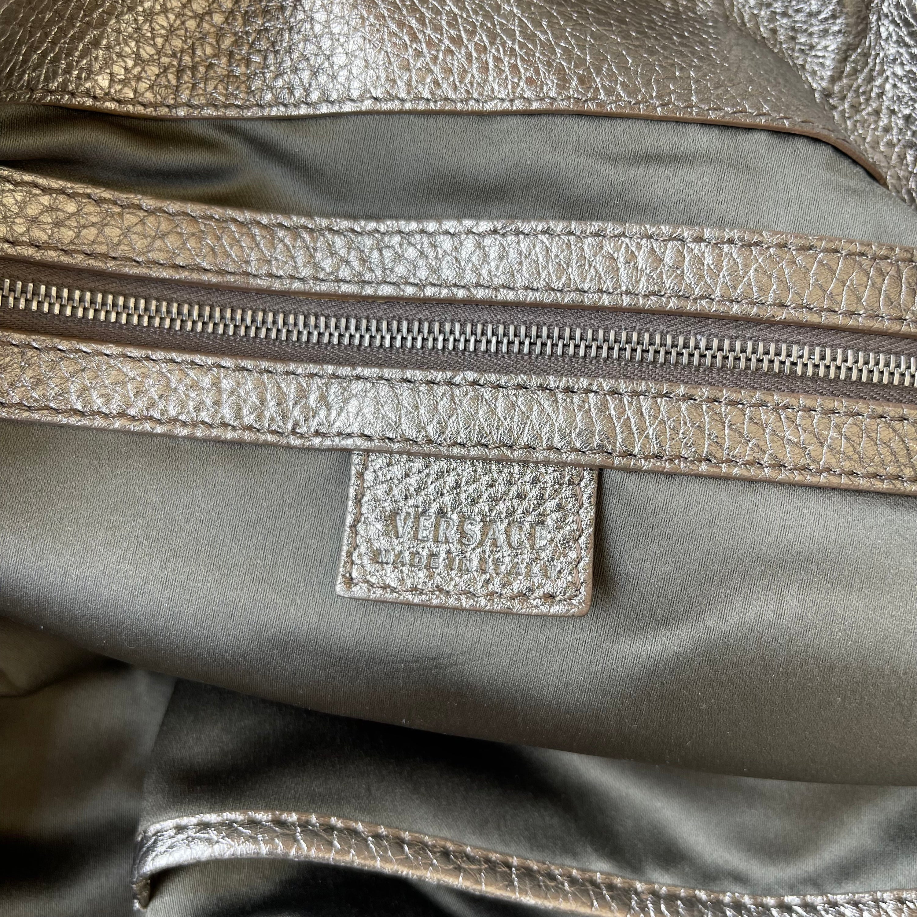 Versace Metallic Shoulder Bag