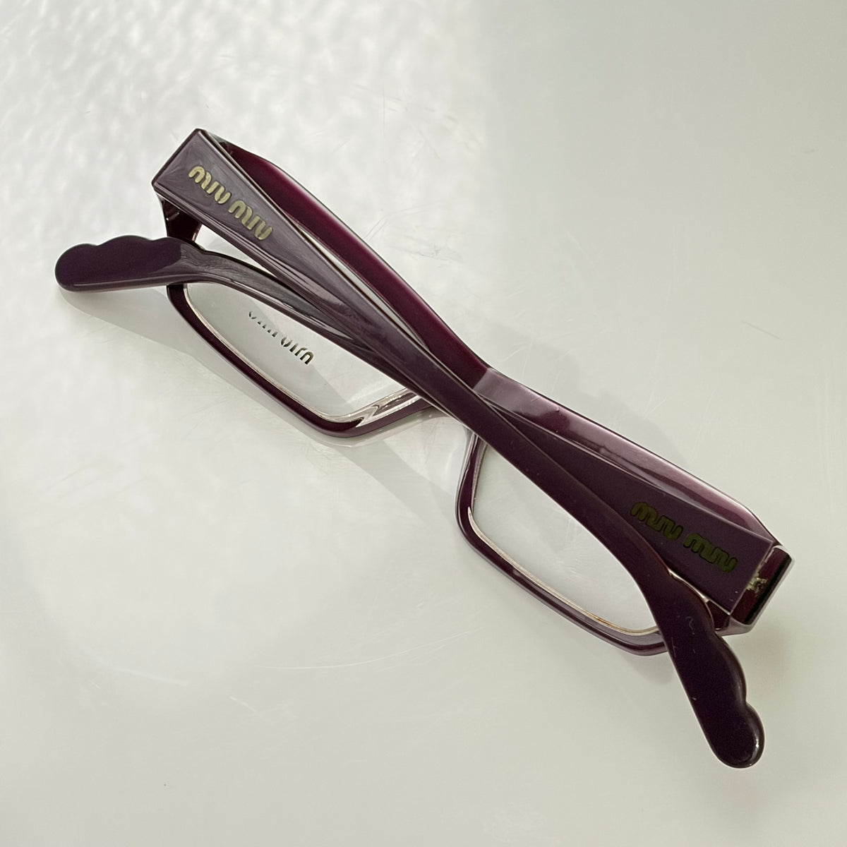 Miu Miu Purple Glasses