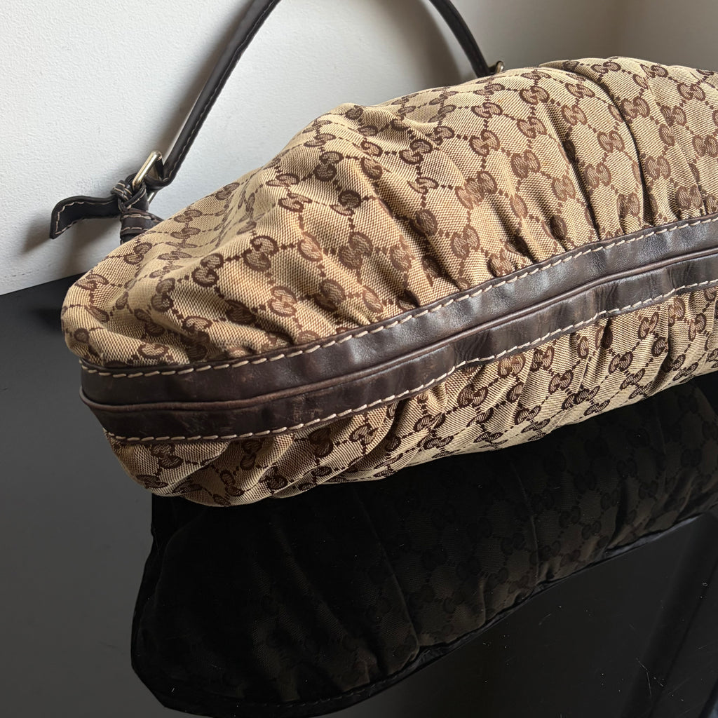 Gucci Monogram Queen Hobo Bag