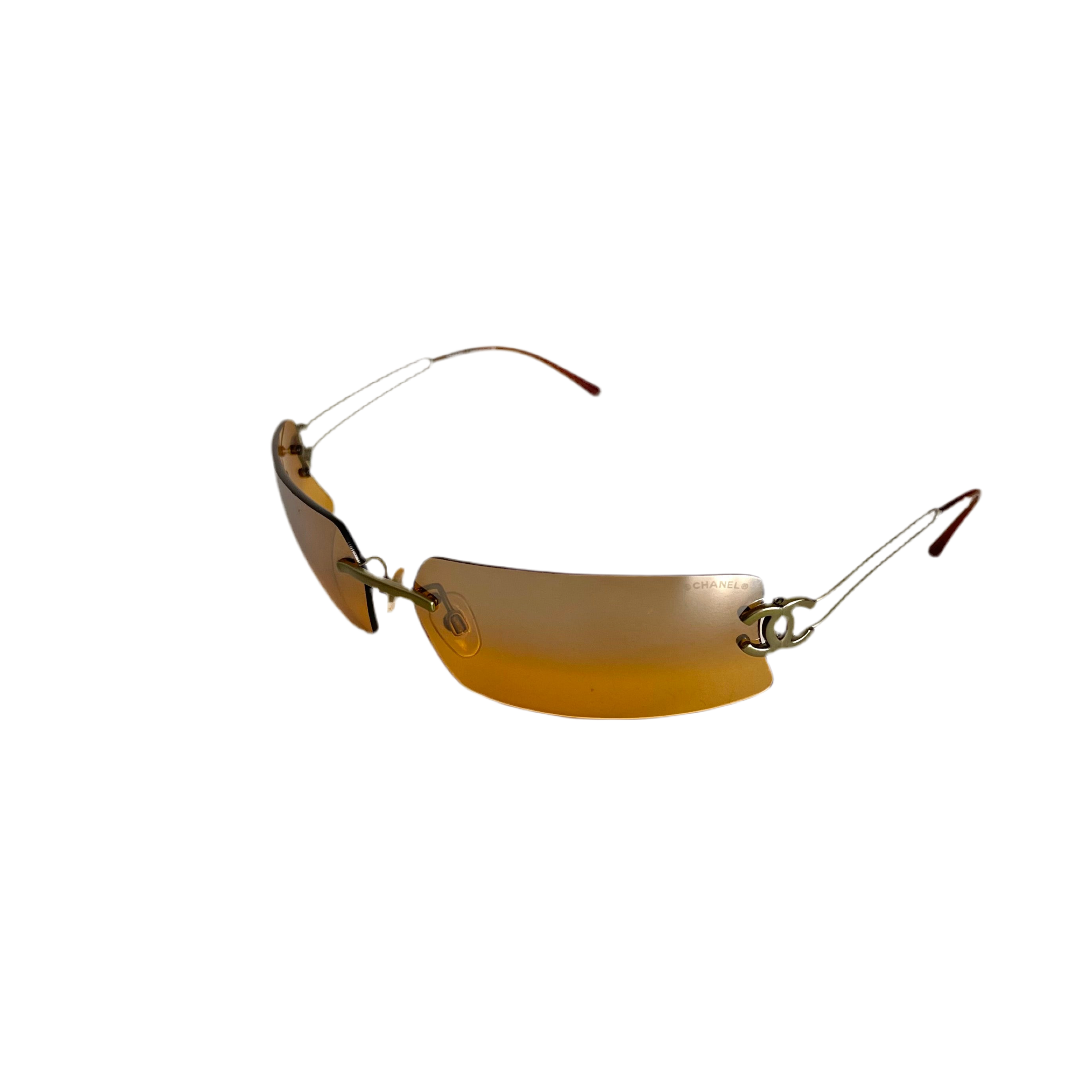 Chanel 4051 Logo Yellow Sunglasses