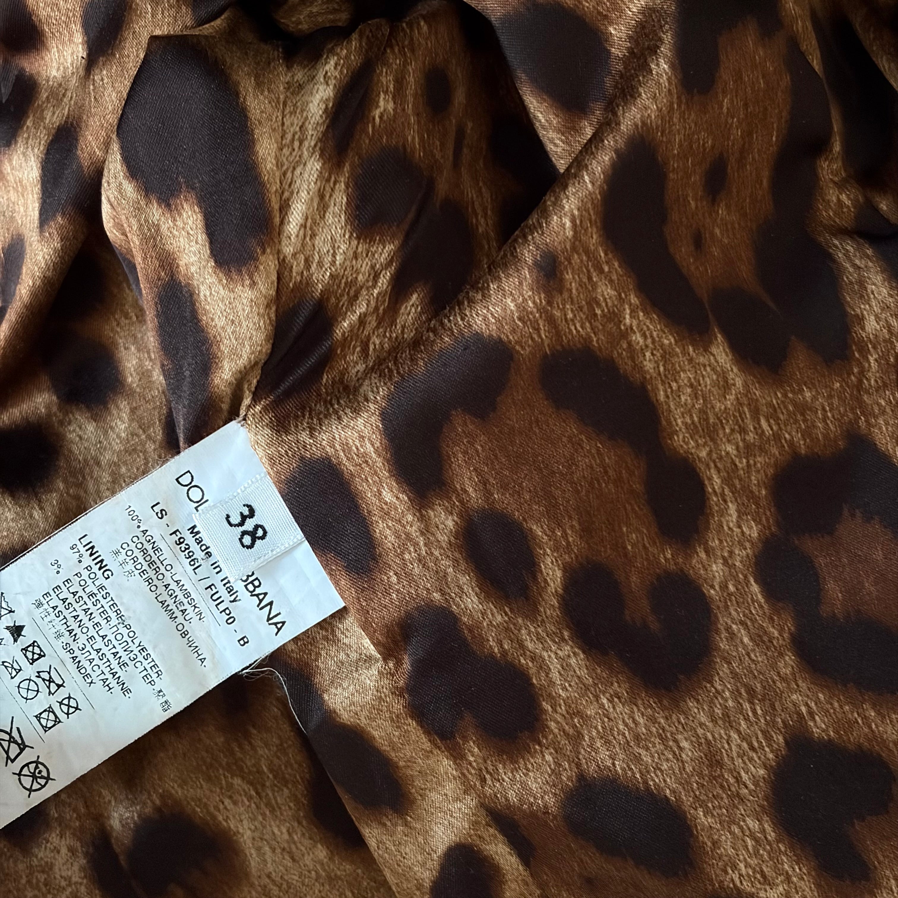 Dolce & Gabbana Leather Jacket
