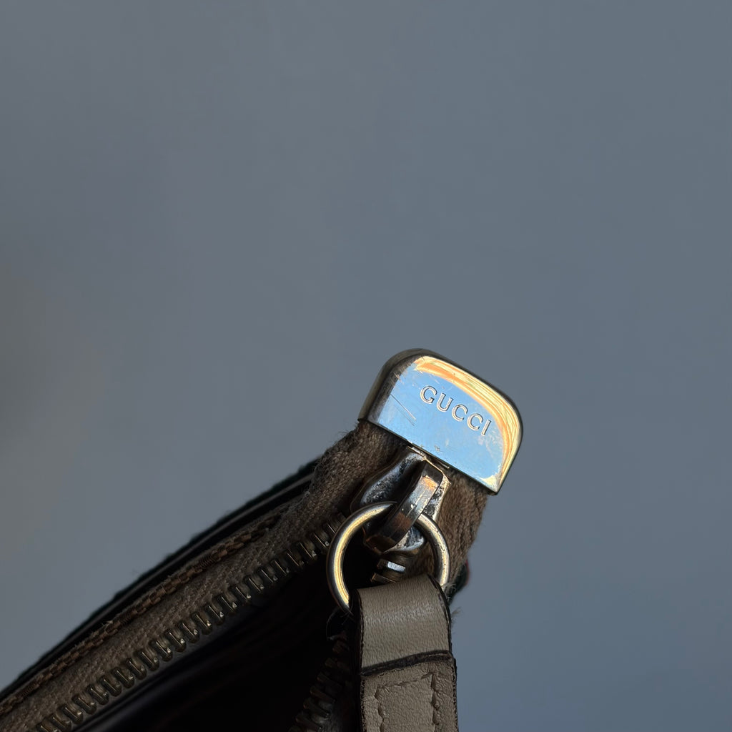 Gucci Monogram Mayfair Wristlet Bag