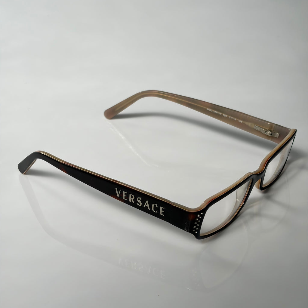 Versace Brown Strass Glasses