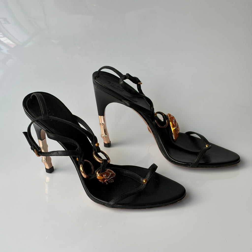 Gucci by Tom Ford S/S 2004 Snake Head Heels