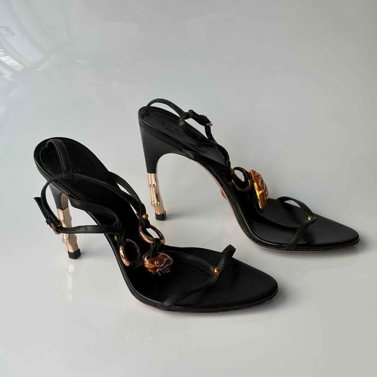 Gucci by Tom Ford S/S 2004 Snake Head Heels