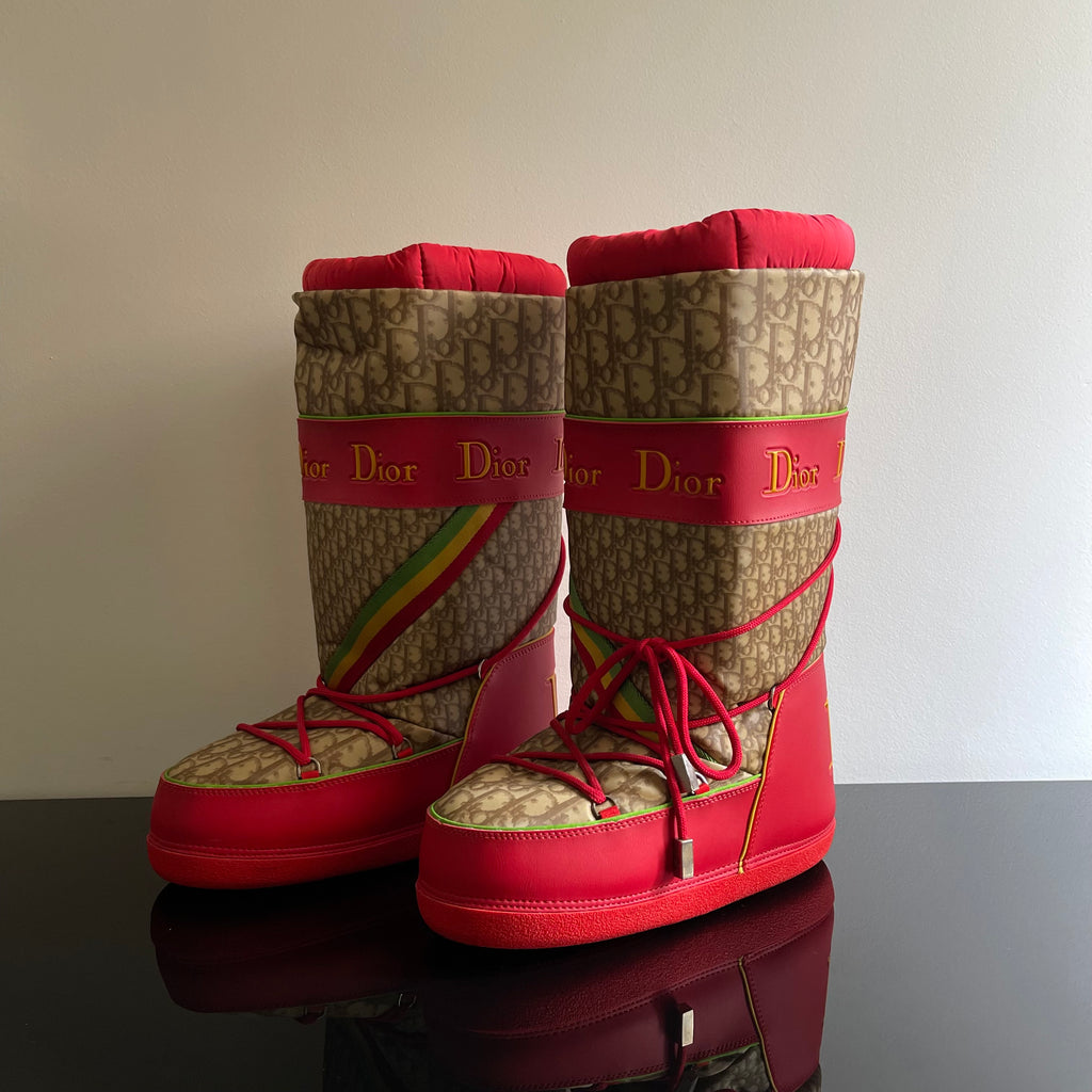 Christian Dior Rasta Diorissimo Moon Boots