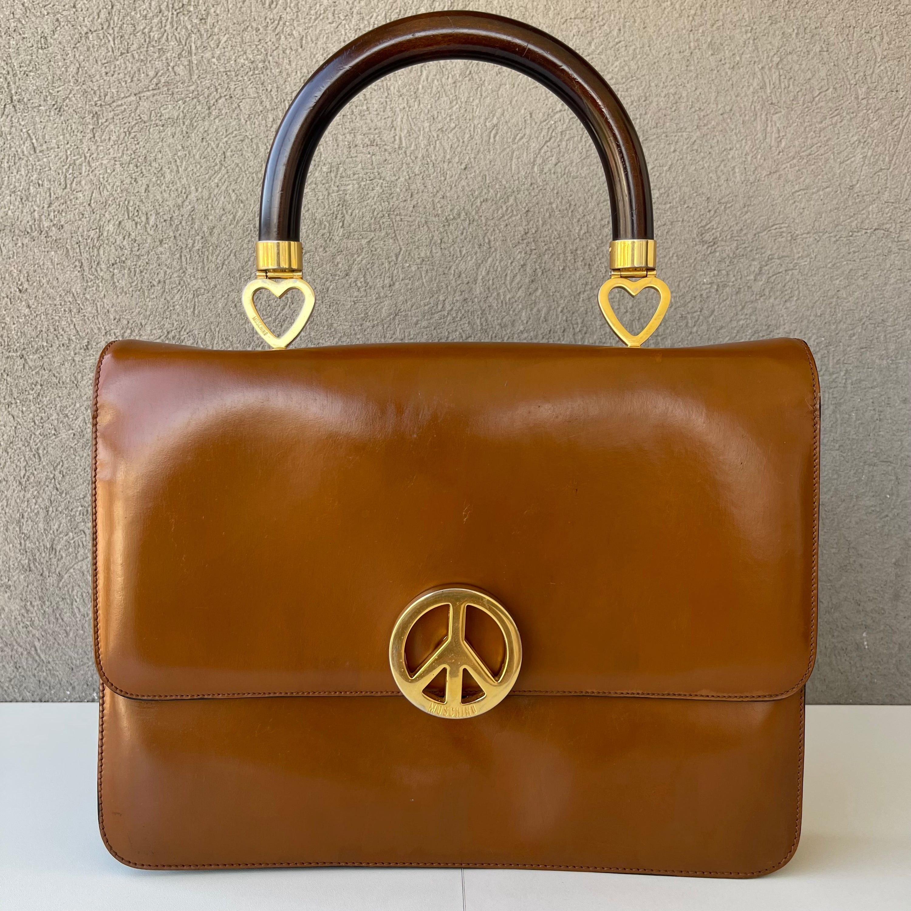 Moschino 90s Peace Handbag