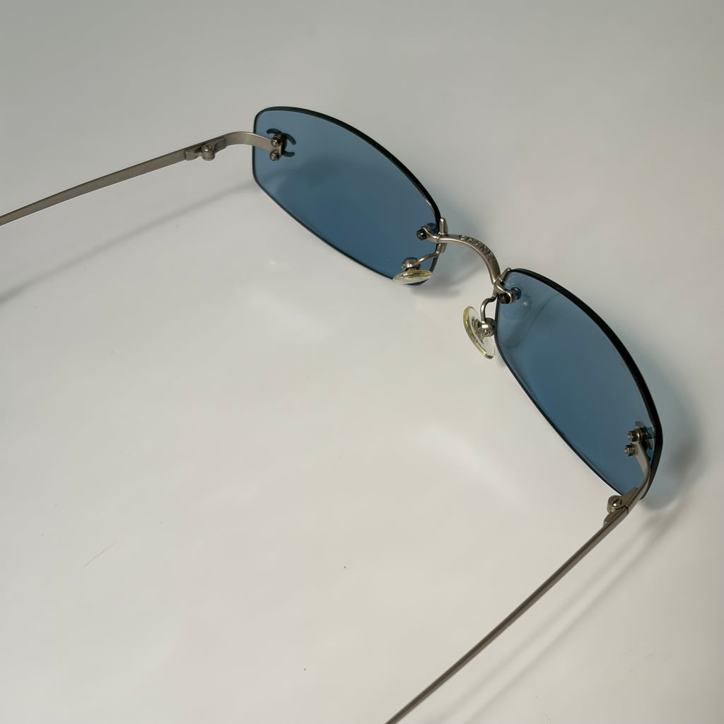 Chanel 4002 Blue Transparent Sunglasses