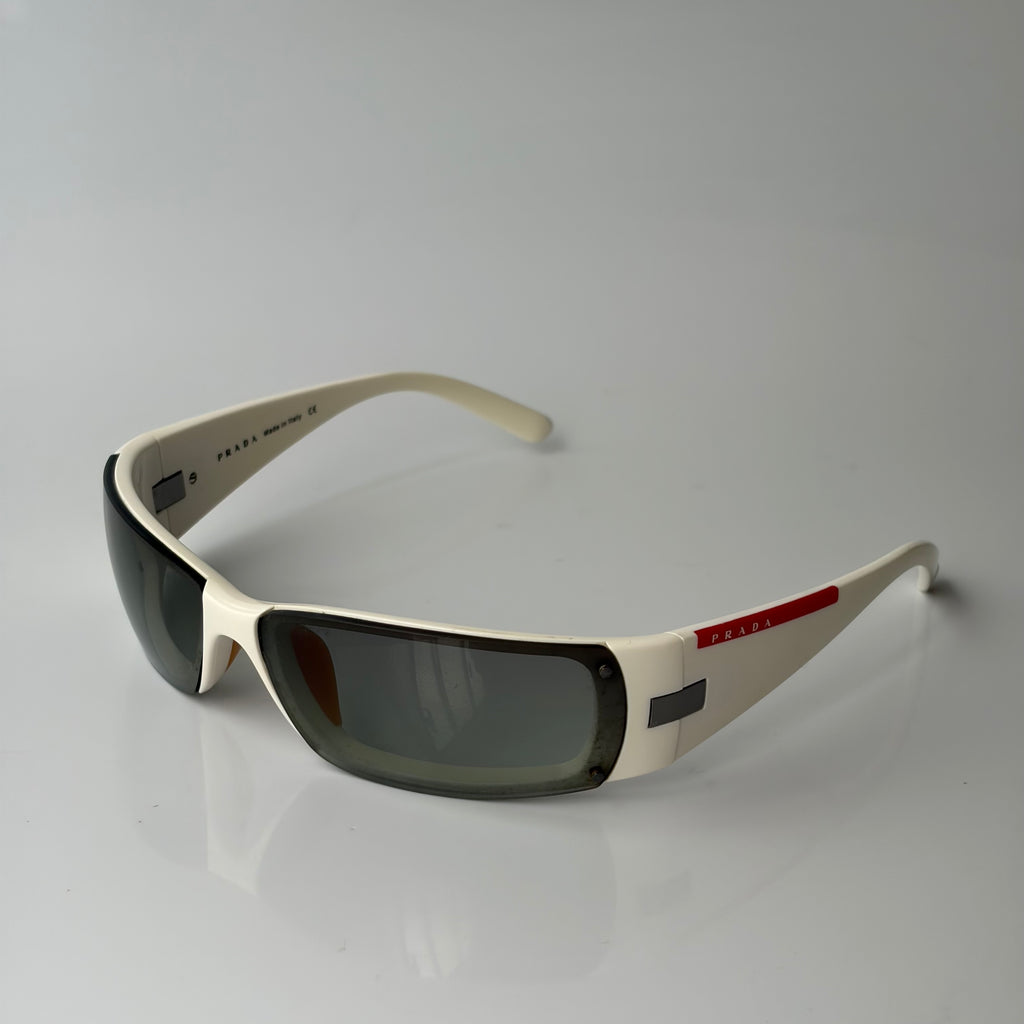 Prada SPS 06 White Sunglasses